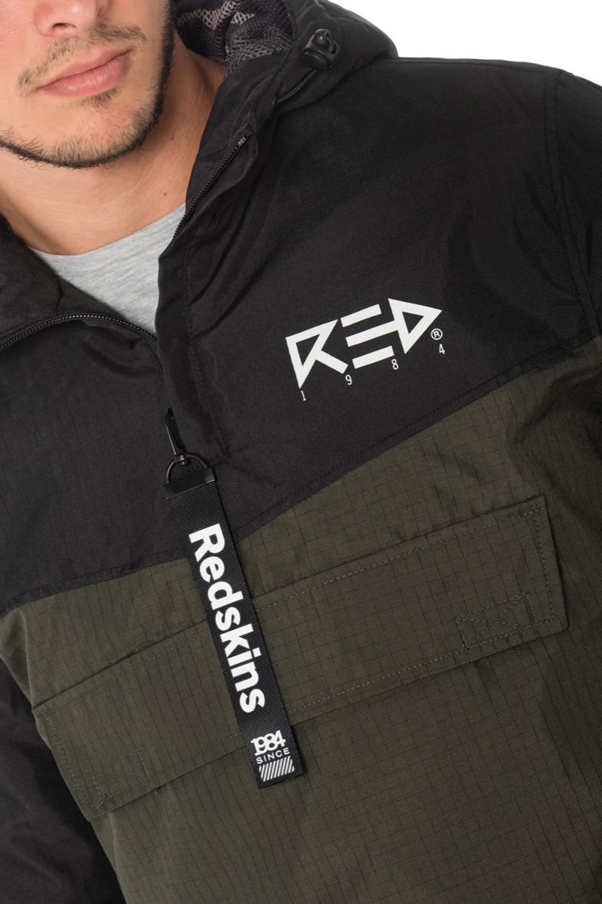 Chaqueta Hombre Redskins SEALER FURTHER BLACK KAKI — vista 3