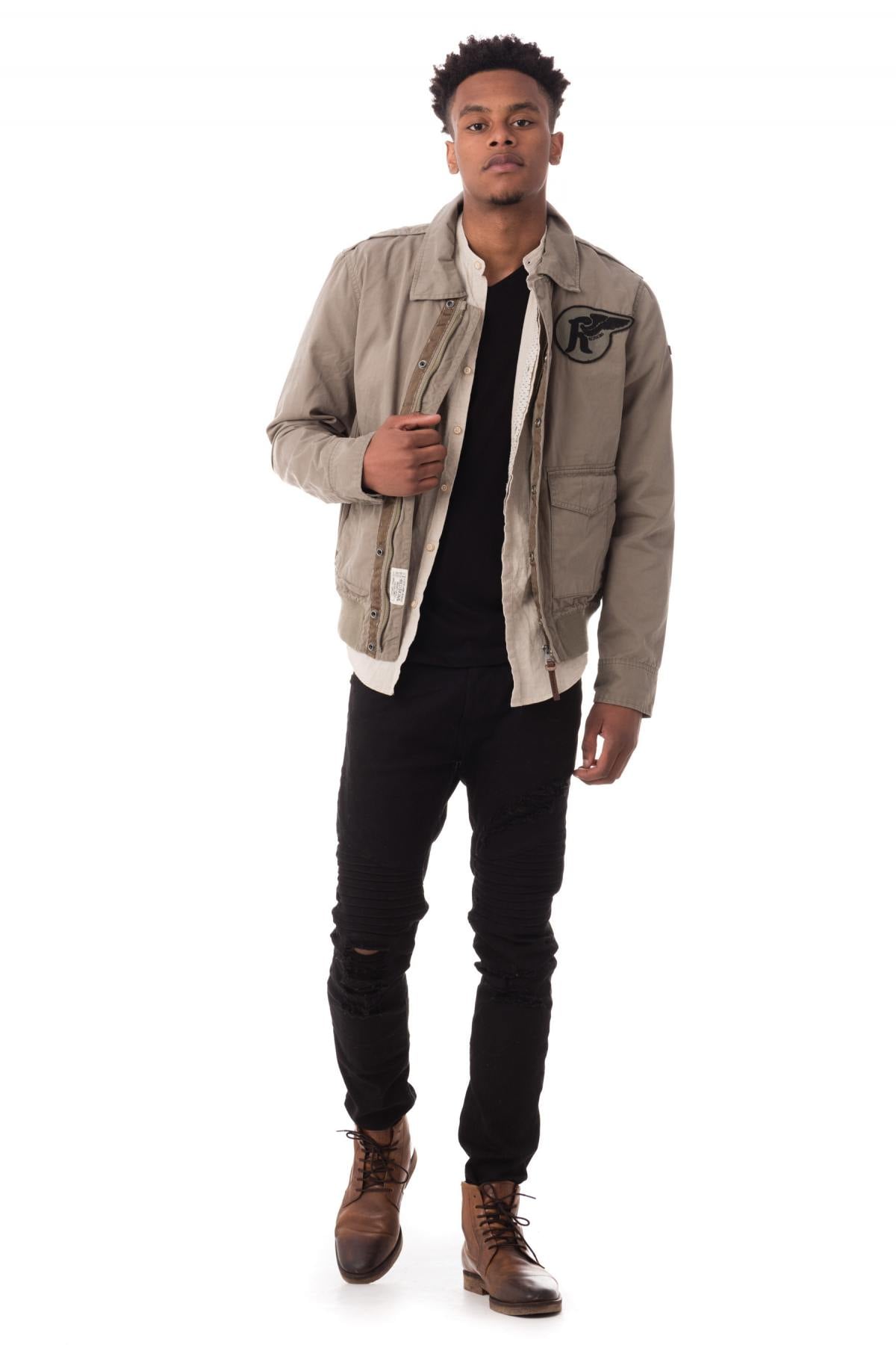 Giacche Uomo Redskins RICKMAVE BERSAN KHAKI — vista 2
