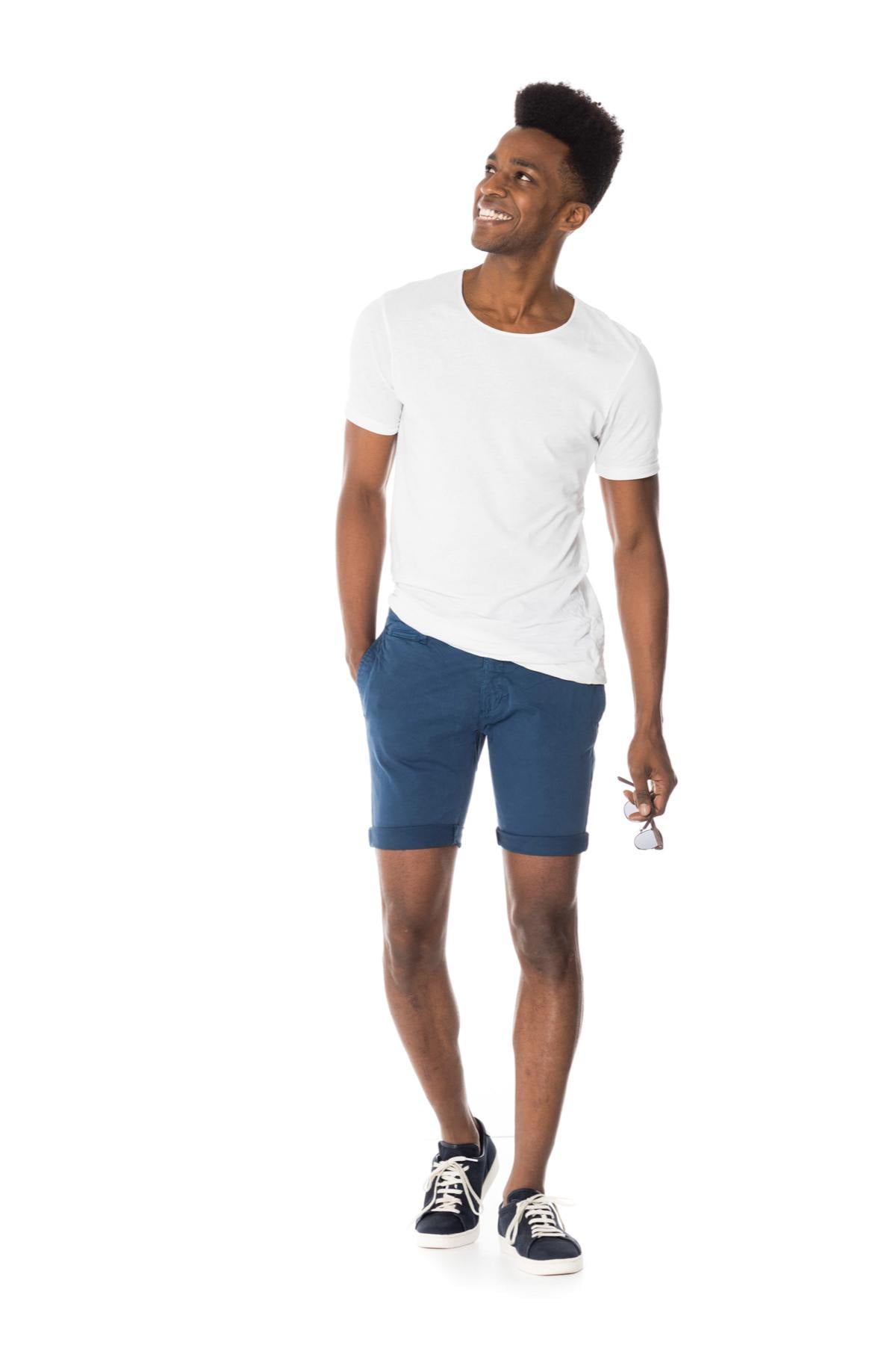 Short Hombre Redskins JIVE BLOCK NAVY — vista 3