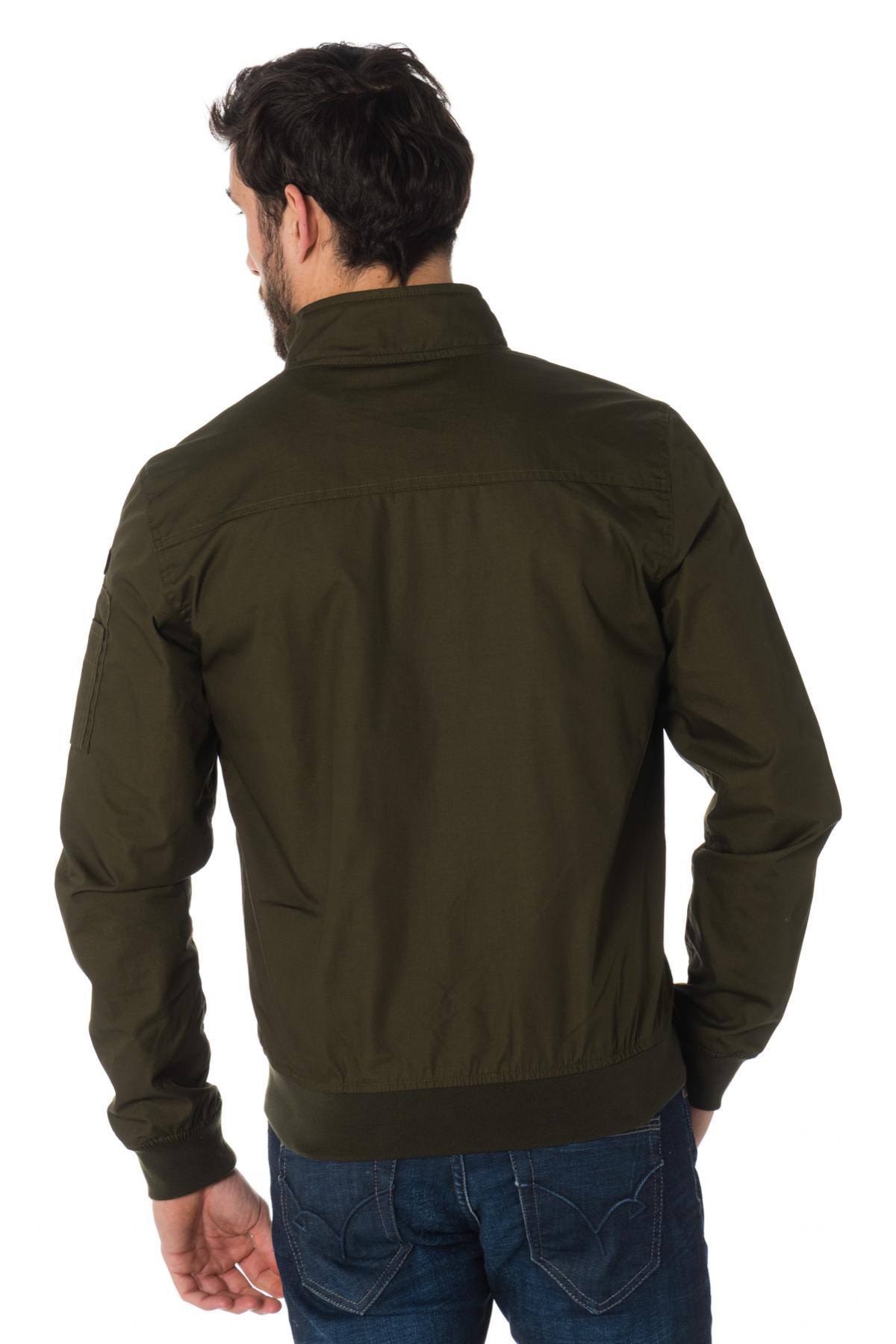 Herren Jacke Schott KENNY DARK KAKI — Ansicht 4
