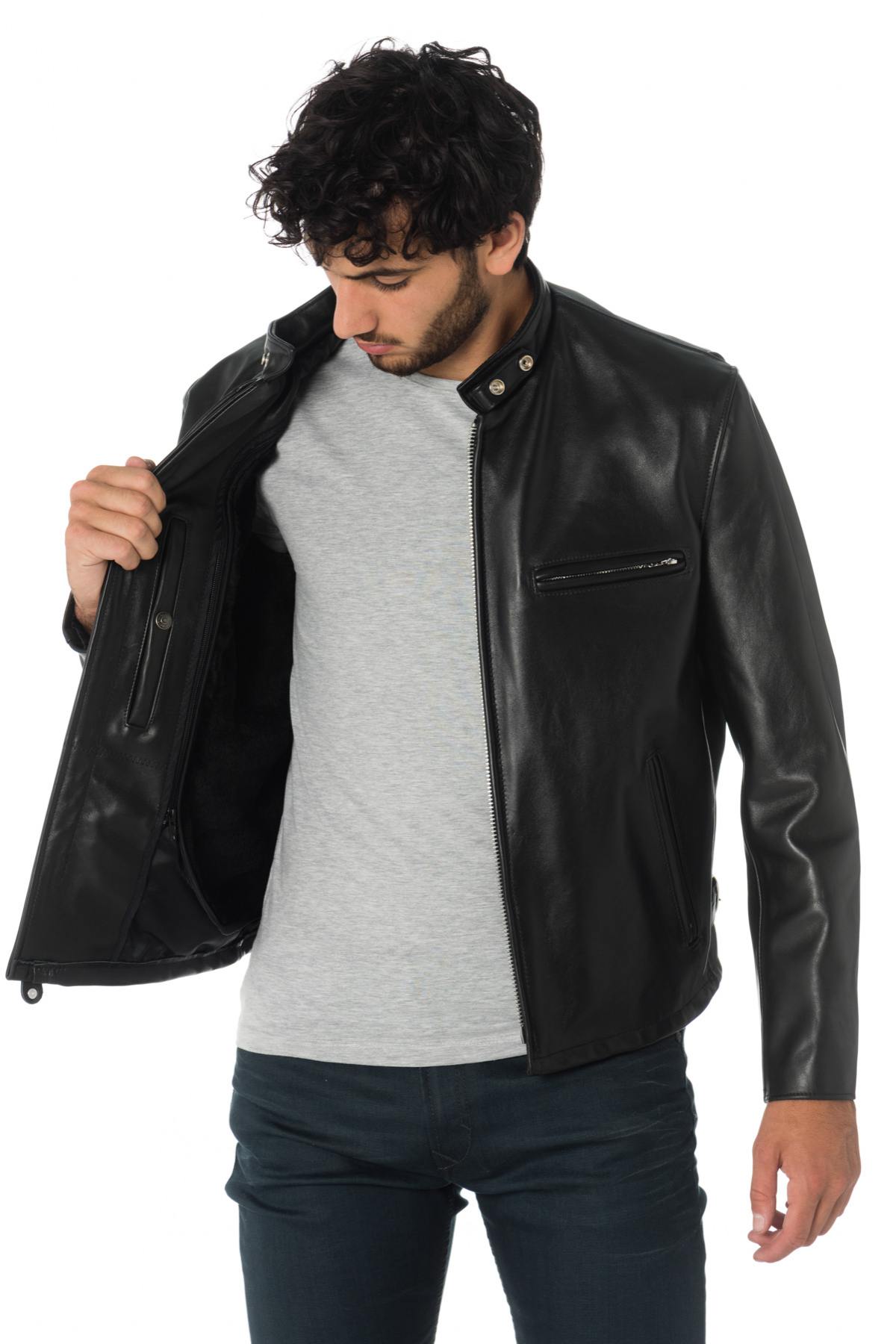 Herren Jacke Schott 141 NOIR — Ansicht 5