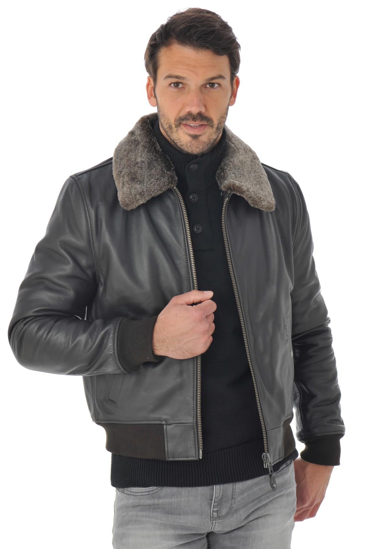 Chaqueta Hombre Schott LC930D BROWN — vista 5
