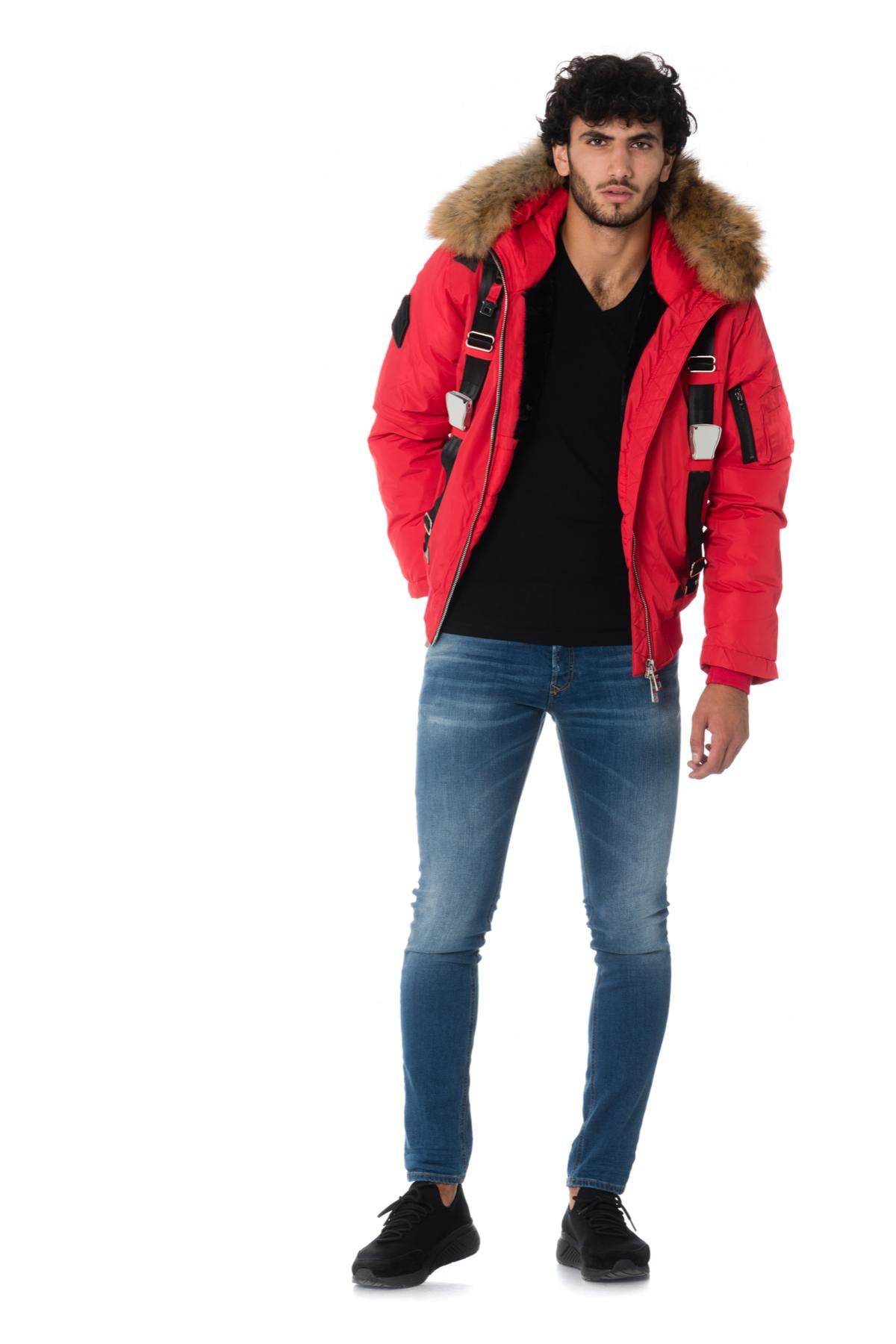 Herren Jacke The New Designers PILOT RED — Ansicht 2