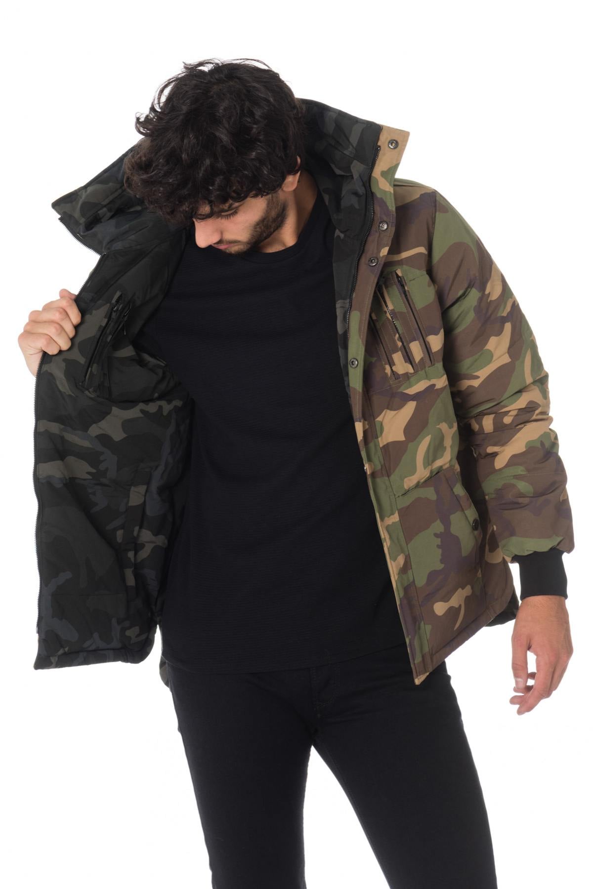 Blouson Homme The New Designers SNAPPED BLACK/KAKI — vue 12