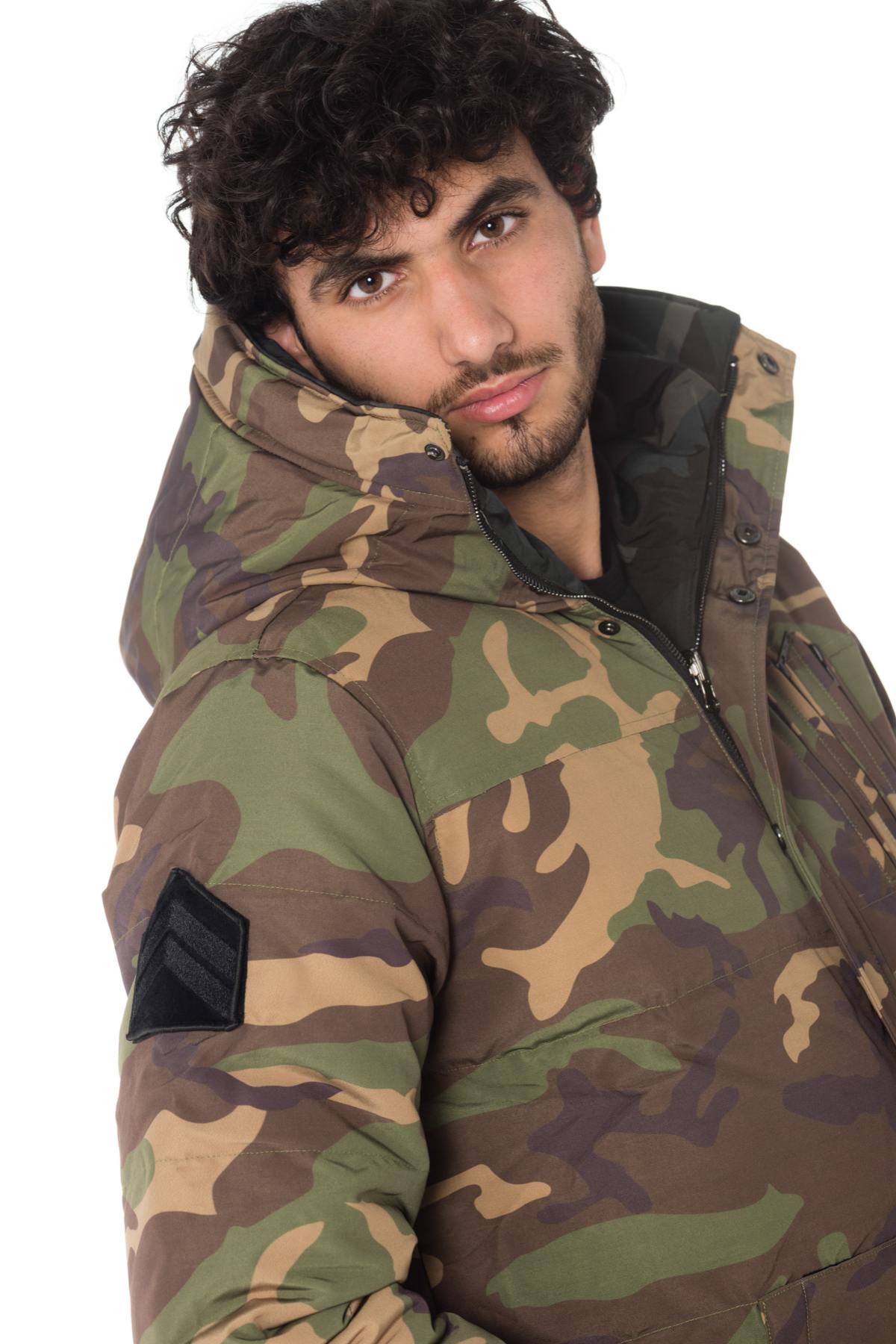 Blouson Homme The New Designers SNAPPED BLACK/KAKI — vue 9