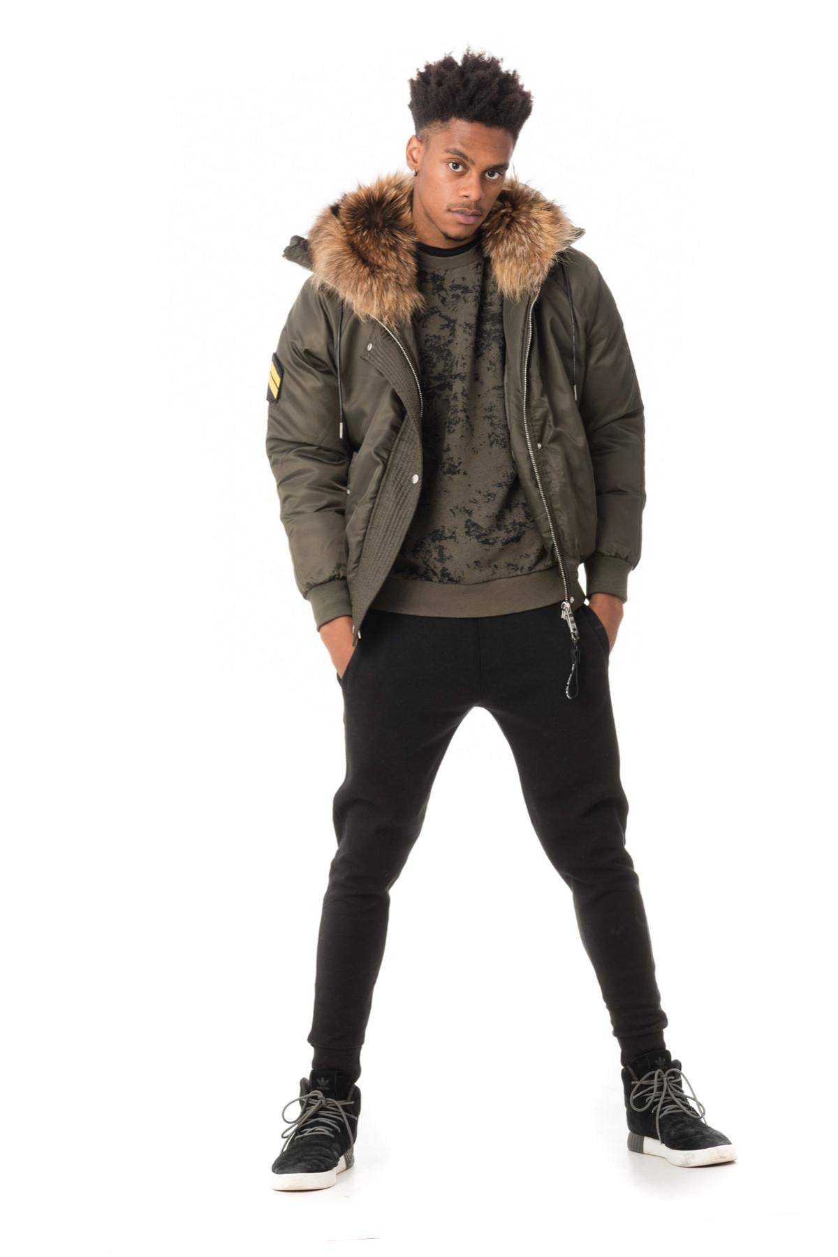 Blouson Homme The New Designers DUNS KAKI — vue 2