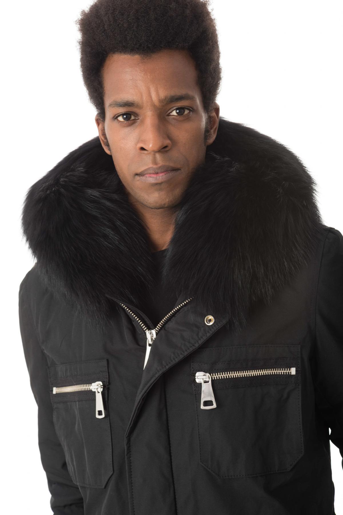 Herren Jacke Wild Arctic By Flo & Clo JOKER TEX + FUR PIUMINONERO — Ansicht 7