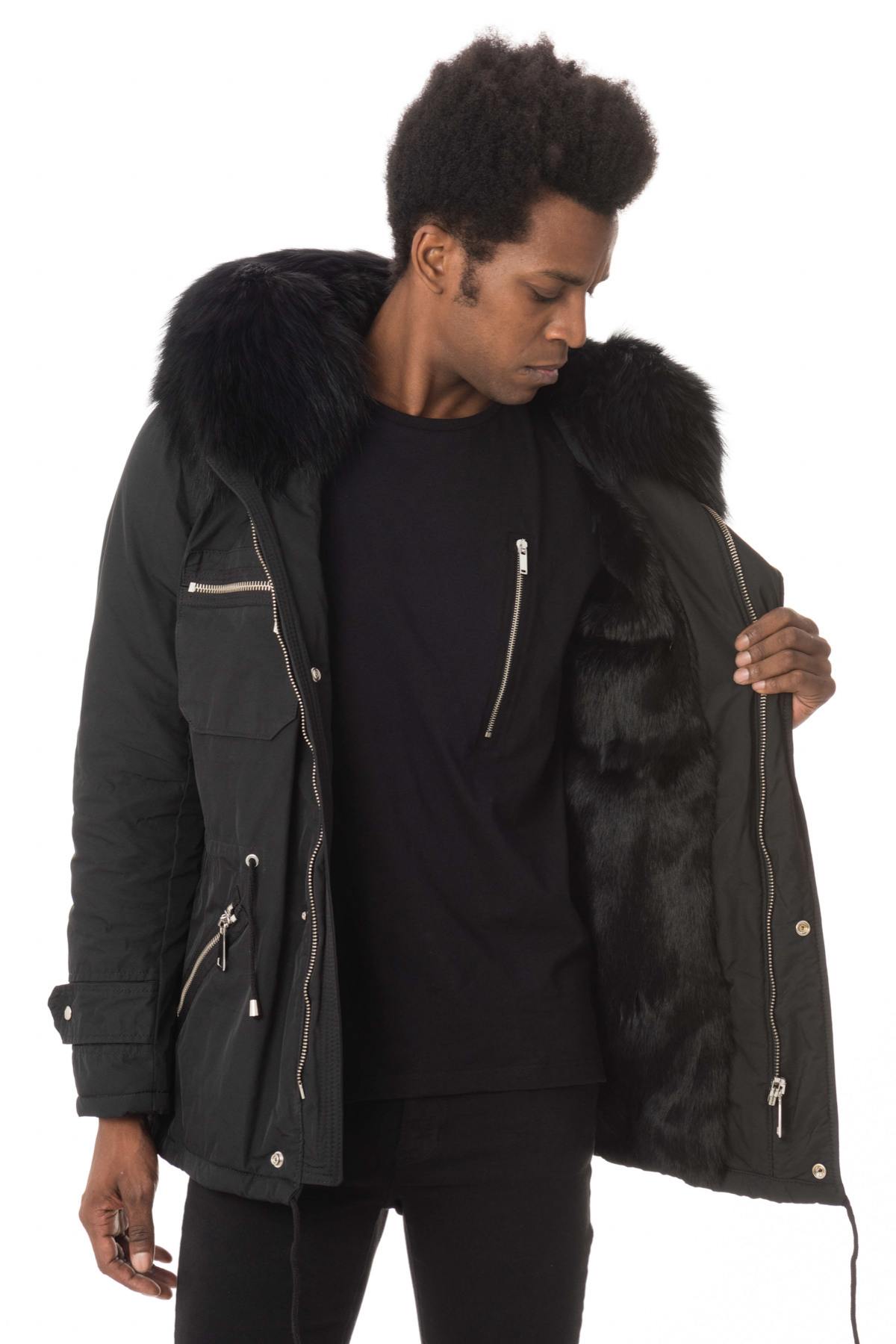 Herren Jacke Wild Arctic By Flo & Clo JOKER TEX + FUR PIUMINONERO — Ansicht 5