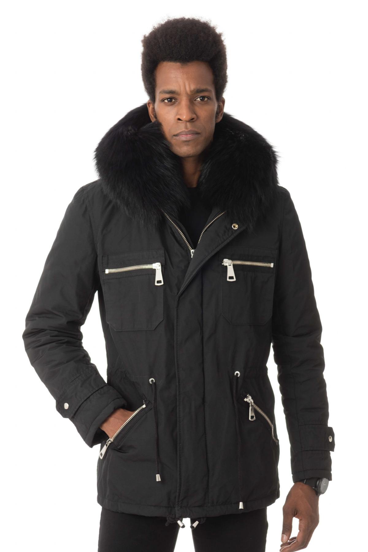Herren Jacke Wild Arctic By Flo & Clo JOKER TEX + FUR PIUMINONERO — Ansicht 1