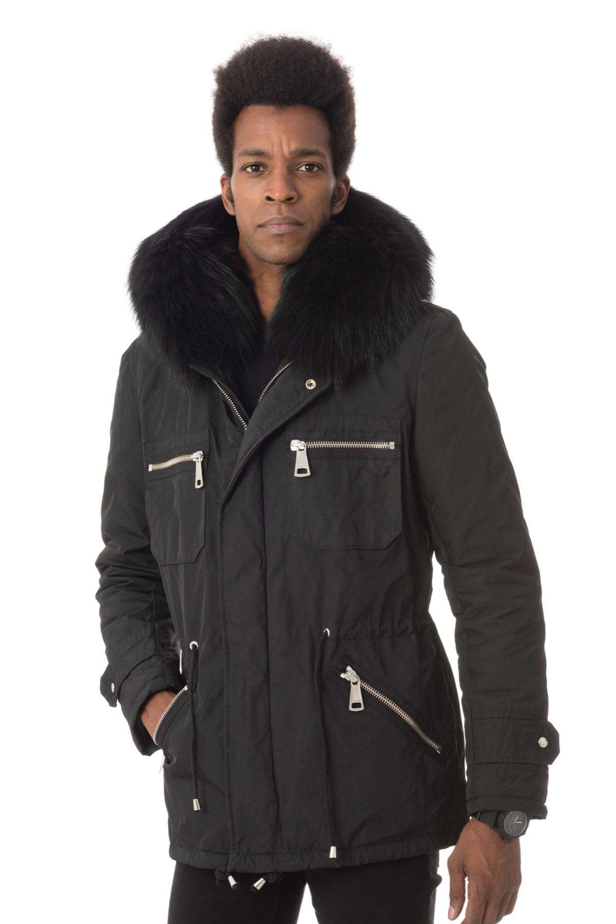 Herren Jacke Wild Arctic By Flo & Clo JOKER TEX + FUR PIUMINONERO — Ansicht 4
