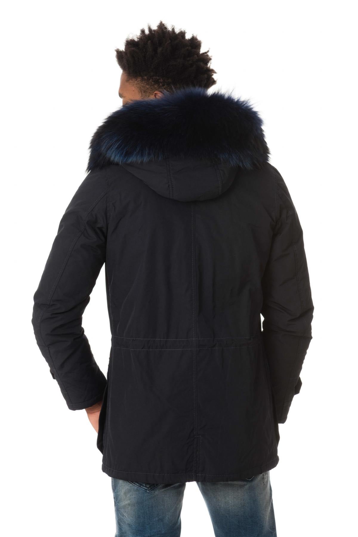Herren Jacke Wild Arctic By Flo & Clo ROBIN BOB TEX + FUR BLU — Ansicht 6