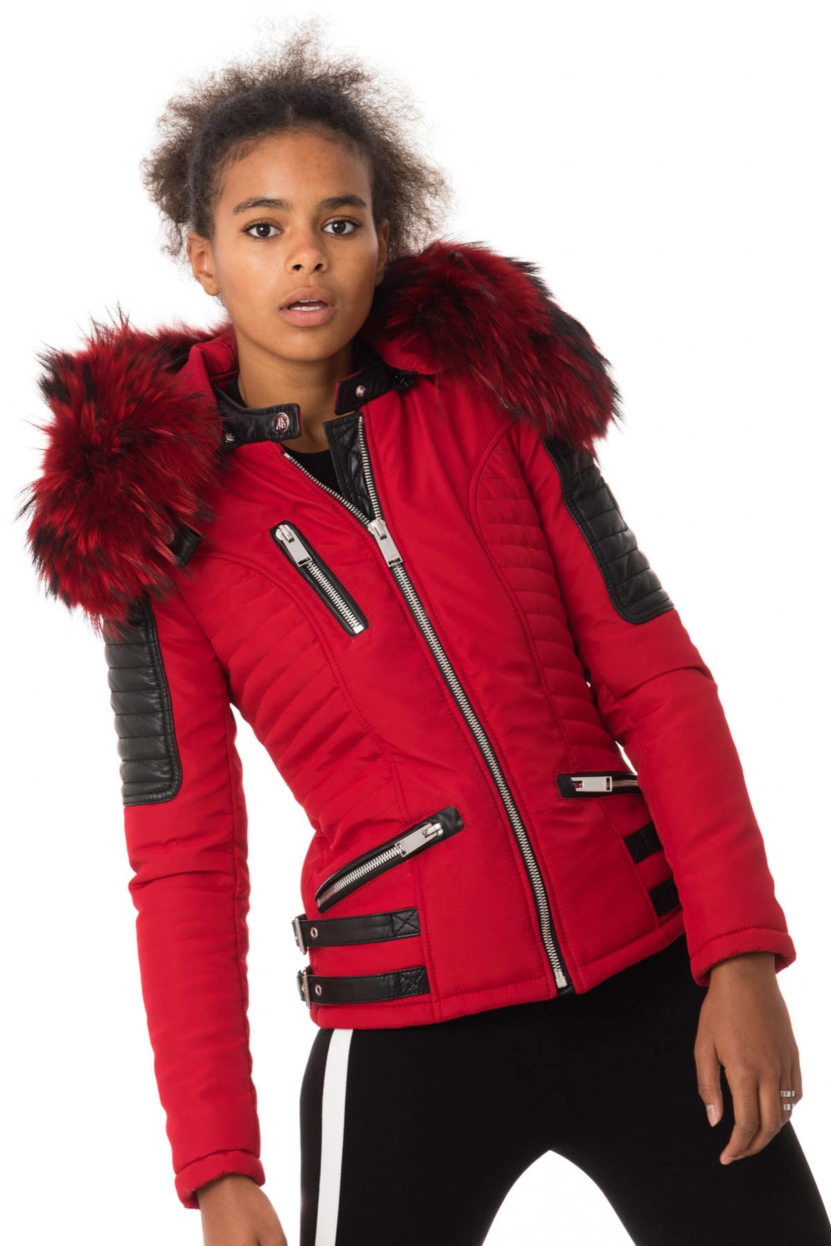 Chaqueta Mujeres Horspist NOUNOU ROUGE COL ROUGE  — vista 3