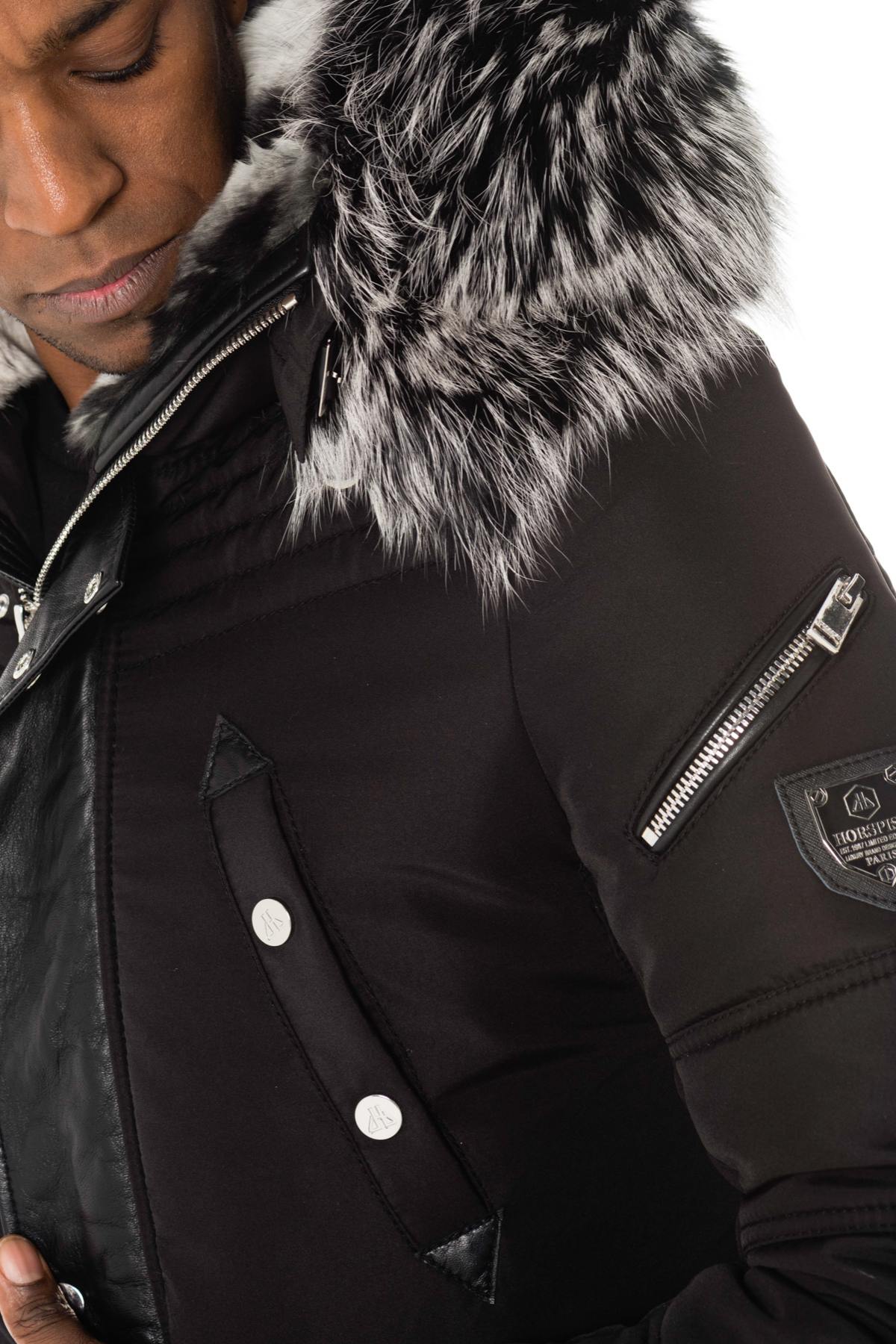 Veste Homme Horspist BOSS REX NOIR COL SILVER — vue 6
