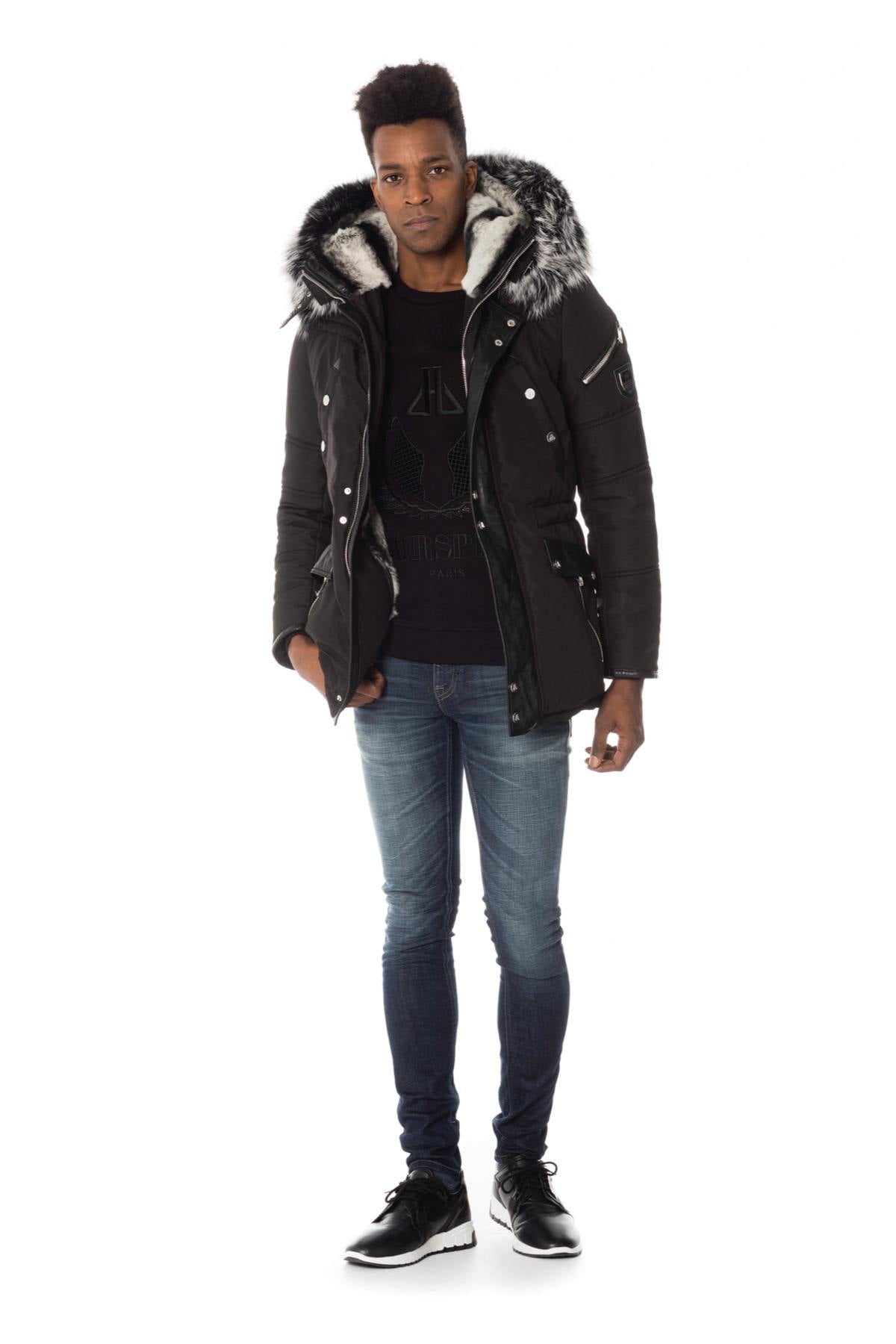 Veste Homme Horspist BOSS REX NOIR COL SILVER — vue 2
