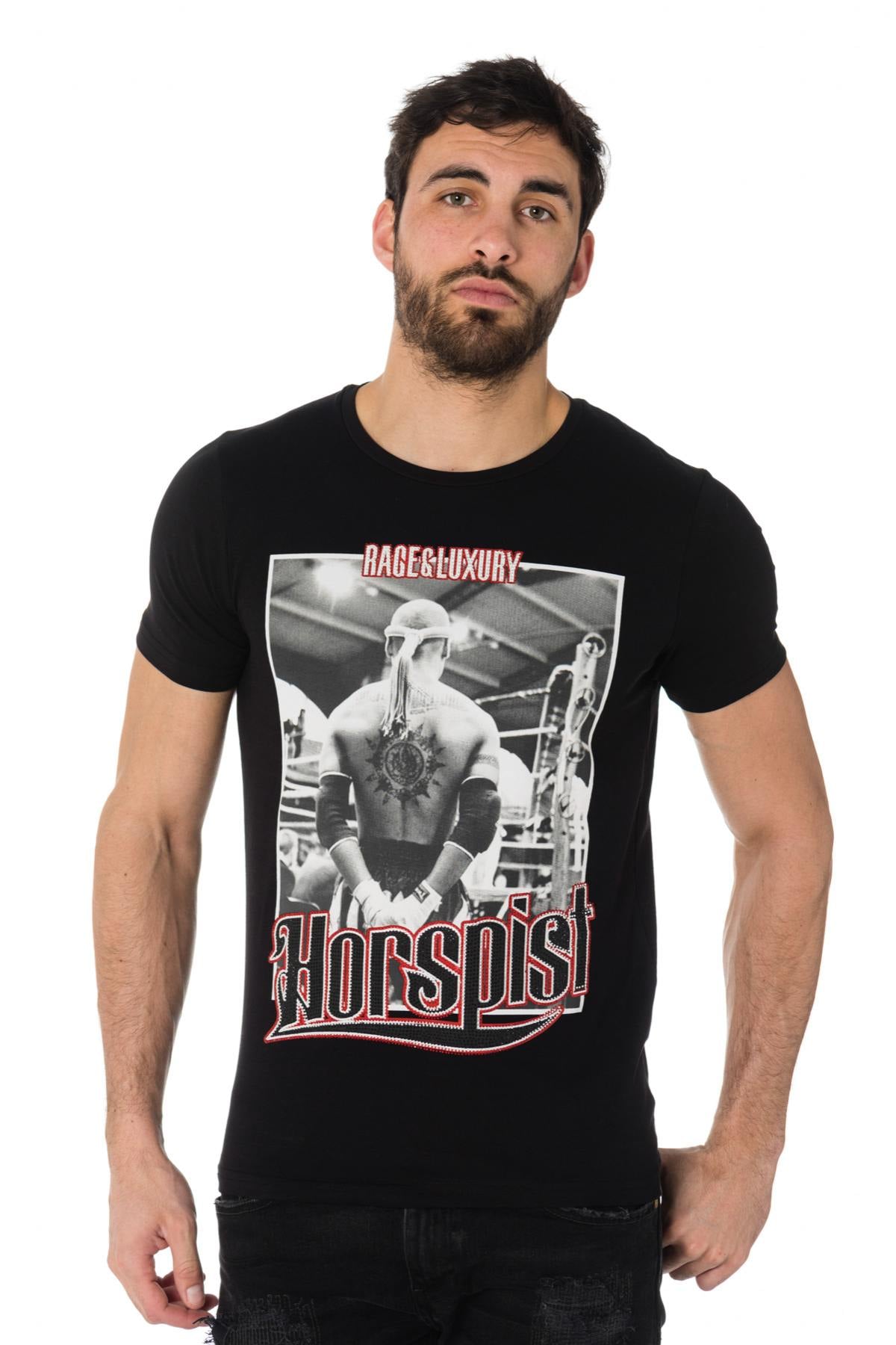 Camiseta Hombre Horspist JORDAN M500 BLACK/RED — vista 1