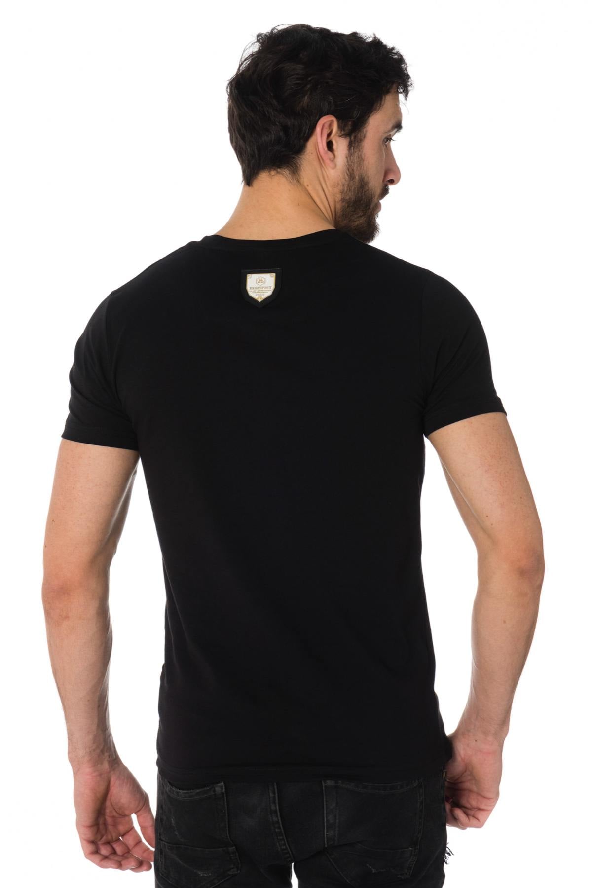 Camiseta Hombre Horspist JORDAN M500 BLACK/RED — vista 4
