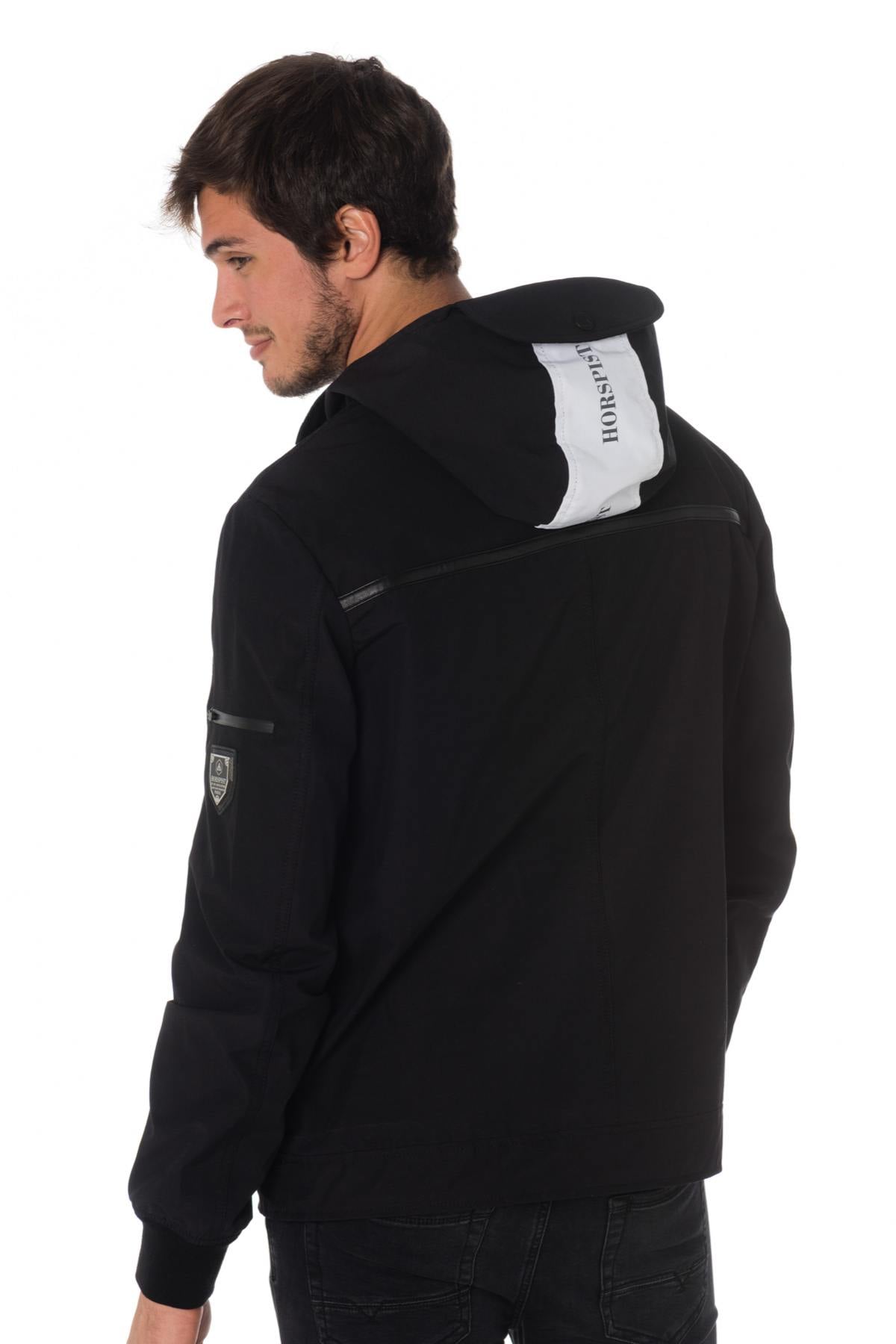 Chaqueta Hombre Horspist KANGOUROU NOIR BLANC — vista 3