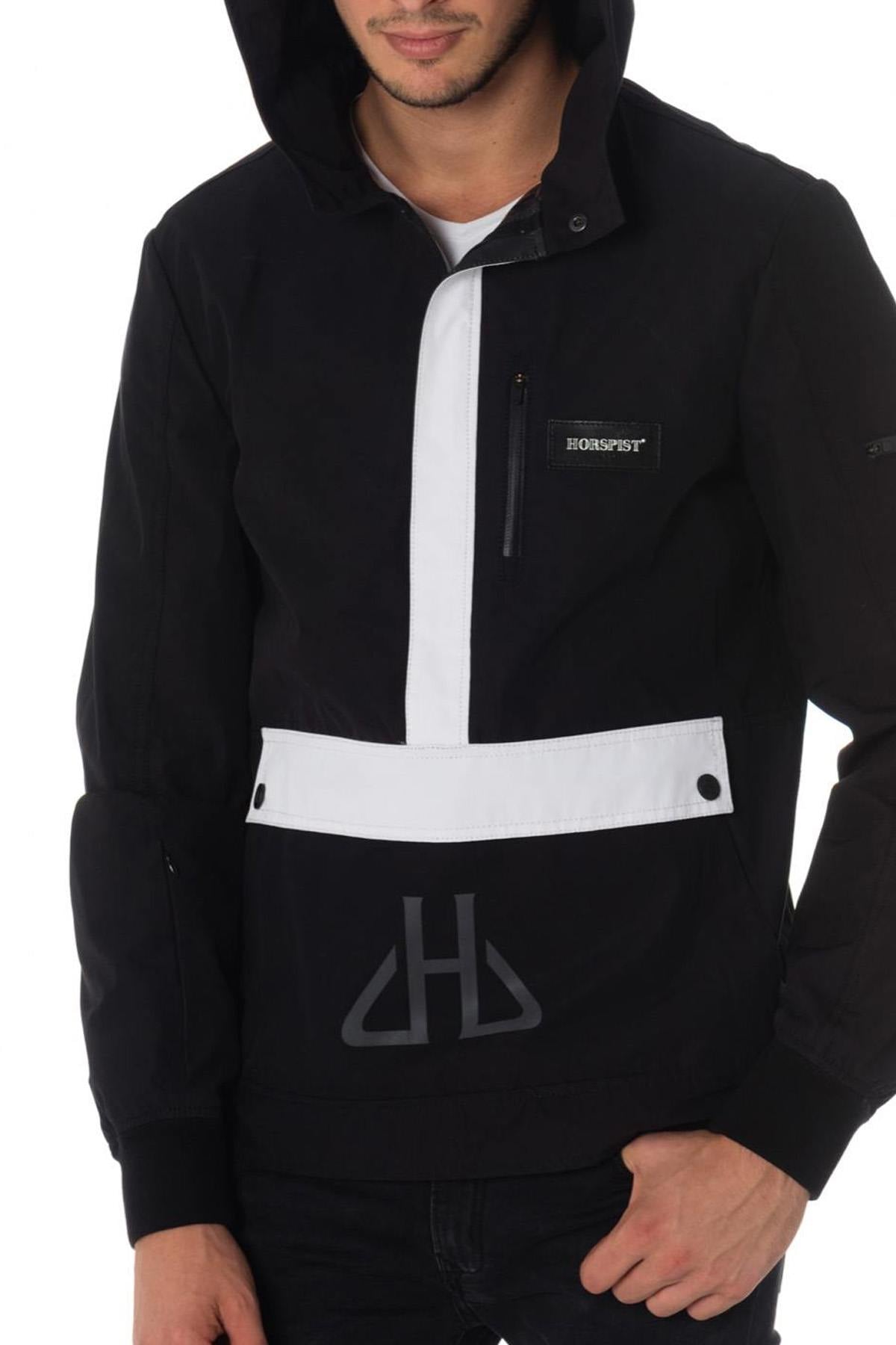 Chaqueta Hombre Horspist KANGOUROU NOIR BLANC — vista 6