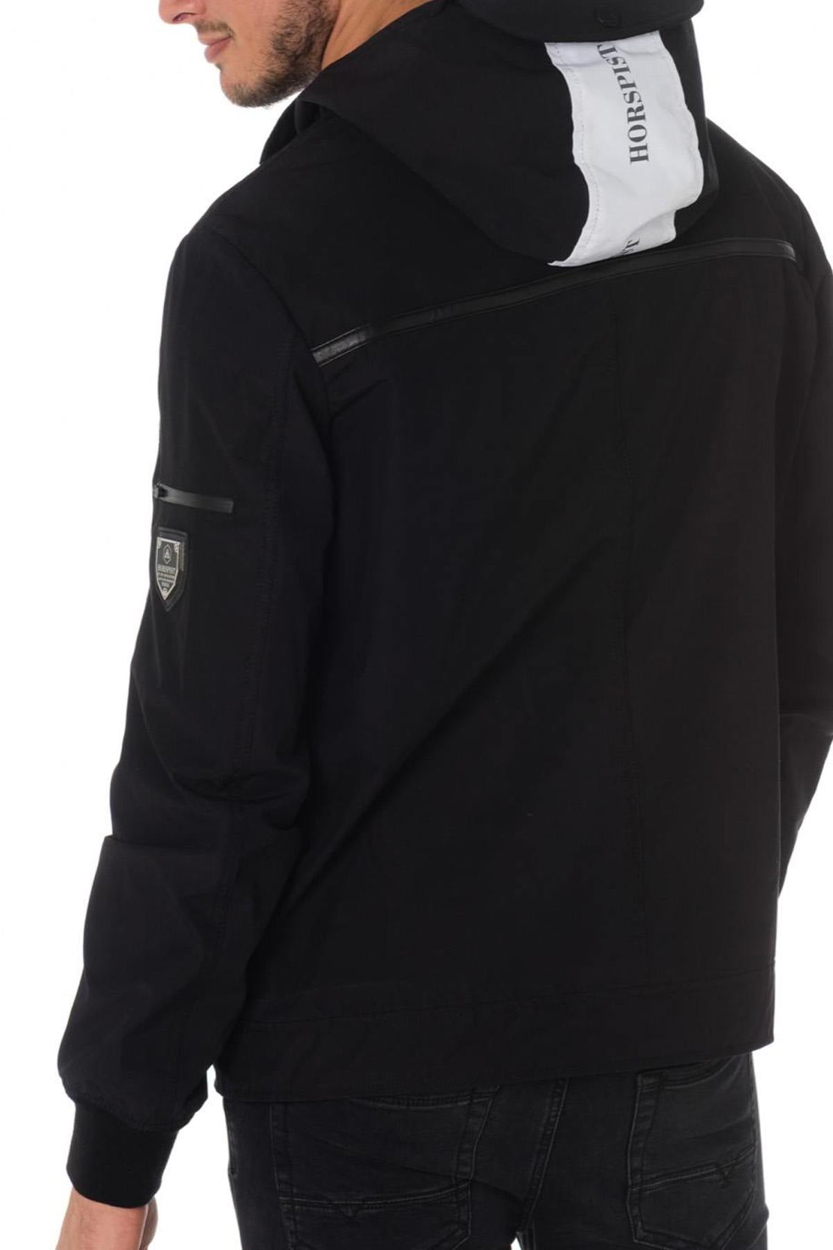 Chaqueta Hombre Horspist KANGOUROU NOIR BLANC — vista 7