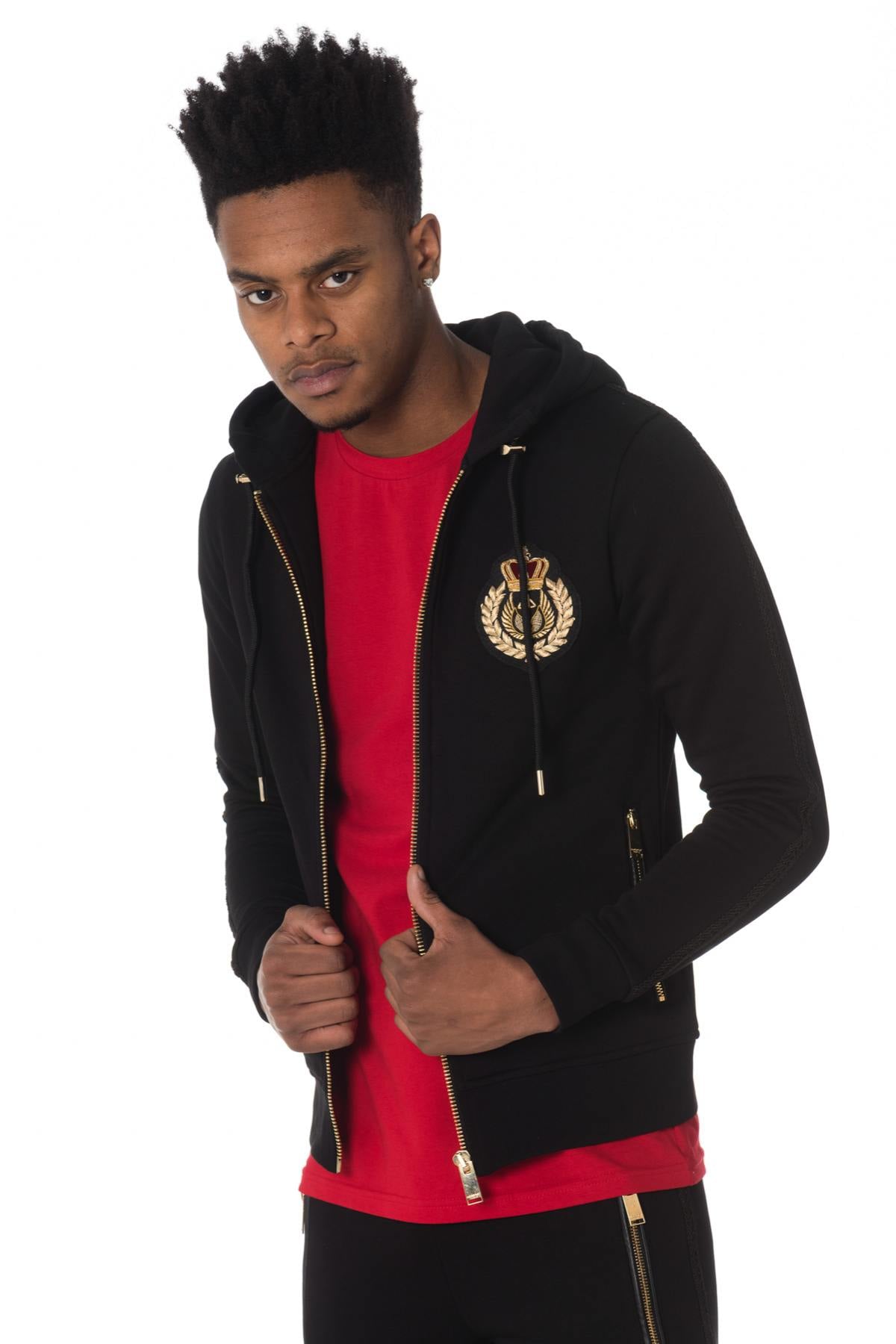 Jersey/sudadera Hombre Horspist BRAD M300 BLACK — vista 3