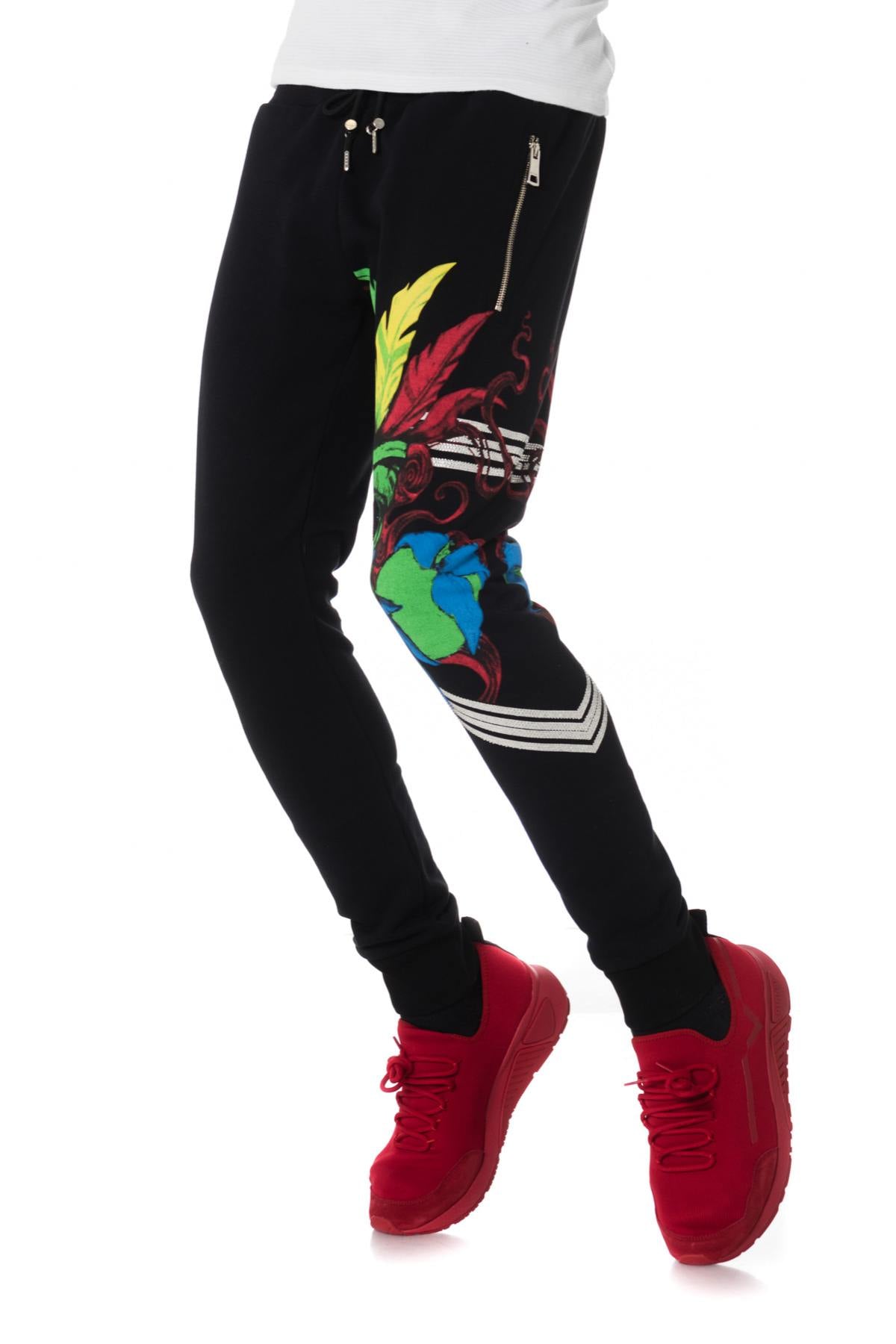 Pantalon Hombre Horspist AFROJOGG M307 BLACK — vista 4