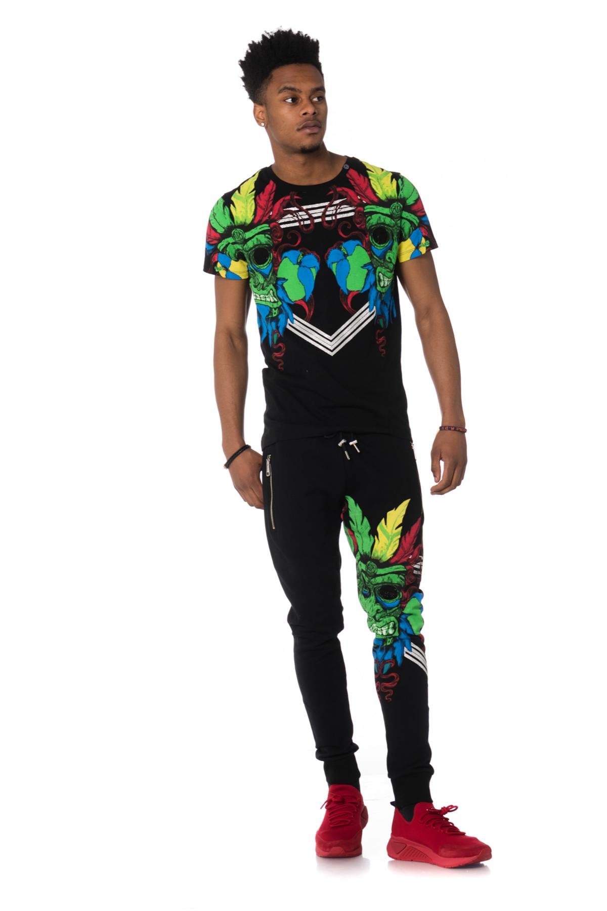 Pantalon Hombre Horspist AFROJOGG M307 BLACK — vista 7