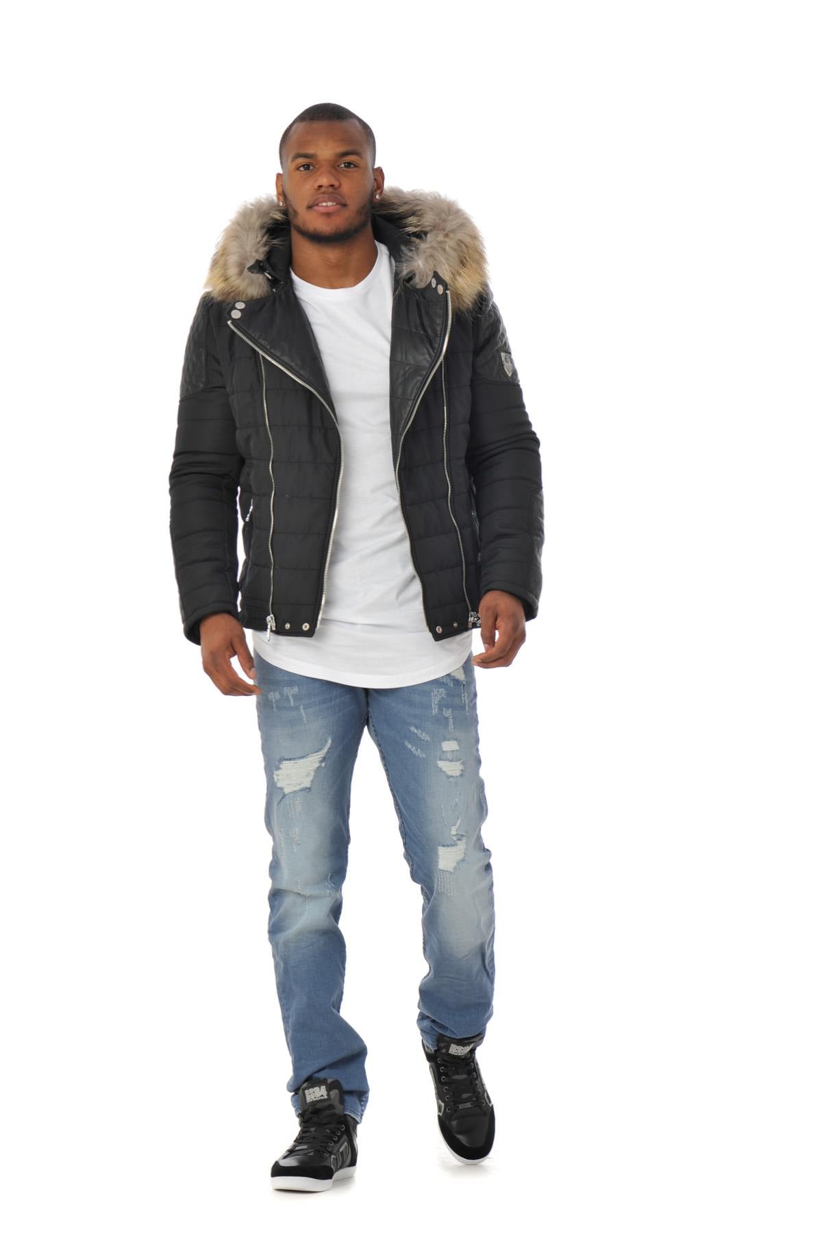 Chaqueta Hombre Horspist CARLTON NOIR COL NATUREL — vista 6