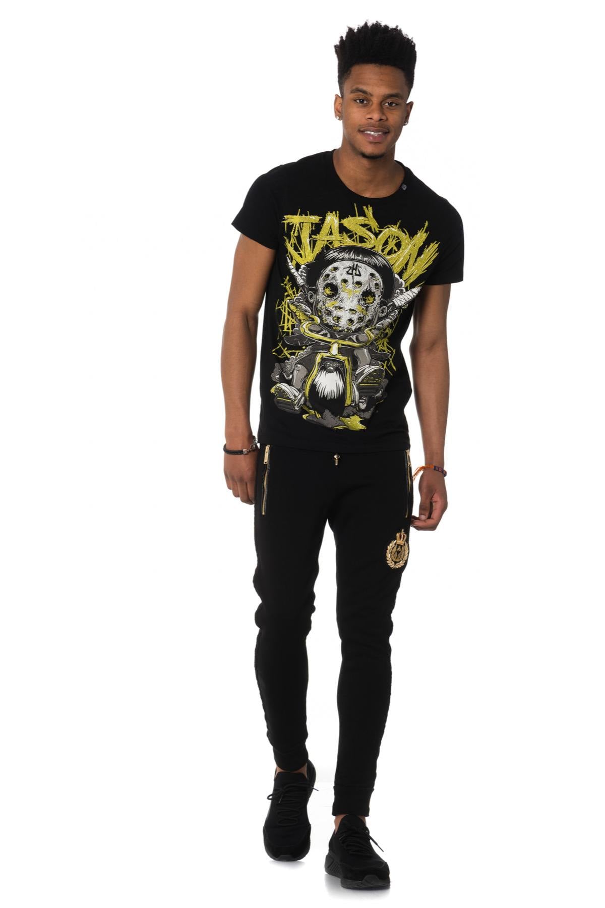 Tee Shirt Homme Horspist JASON TS BLACK — vue 2