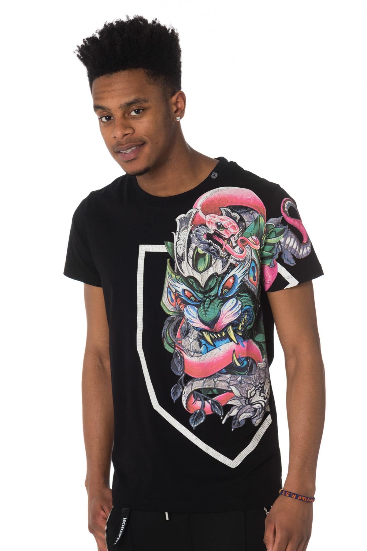 Camiseta Hombre Horspist STUNT M520 BLACK — vista 3