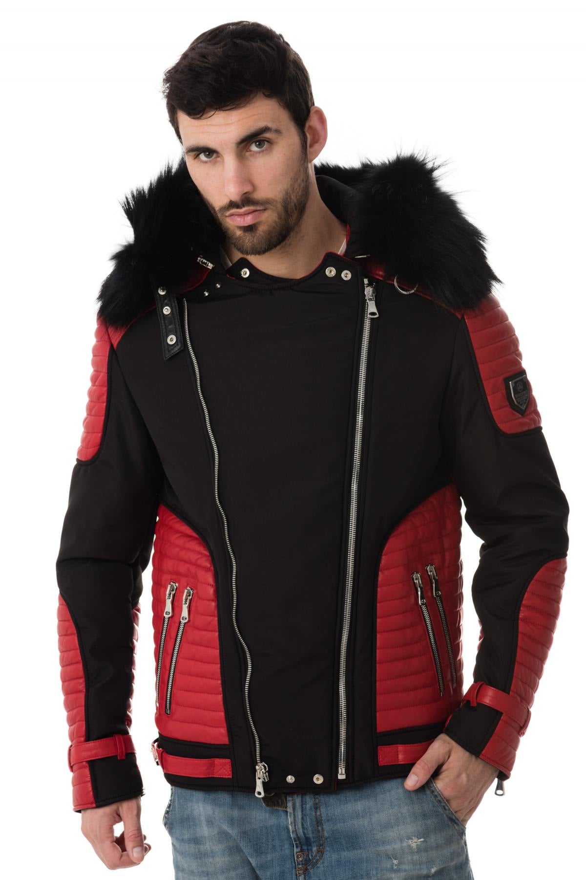 Chaqueta Hombre Horspist VEGAS NOIR ROUGE COL NOIR — vista 4