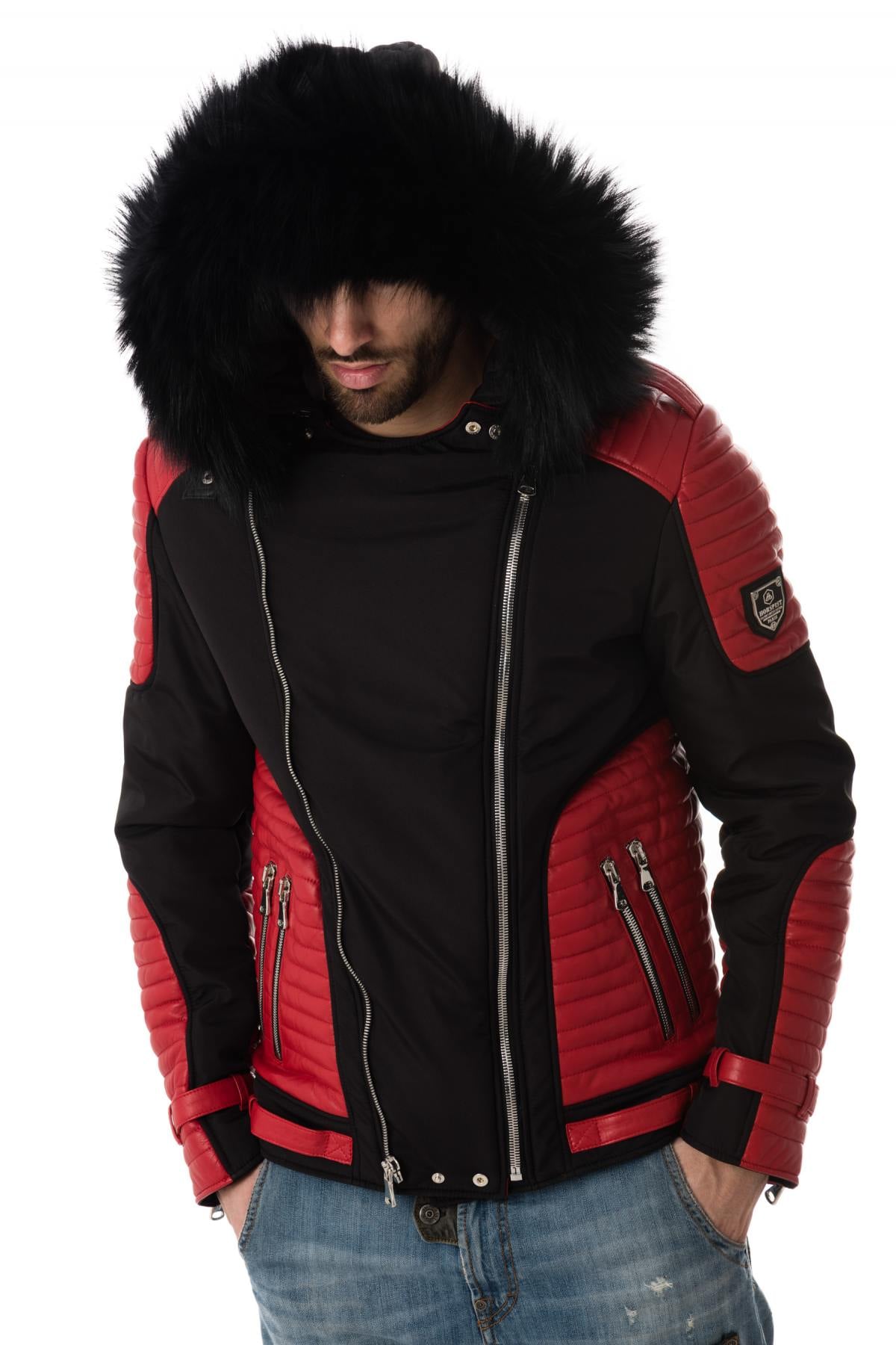 Chaqueta Hombre Horspist VEGAS NOIR ROUGE COL NOIR — vista 3