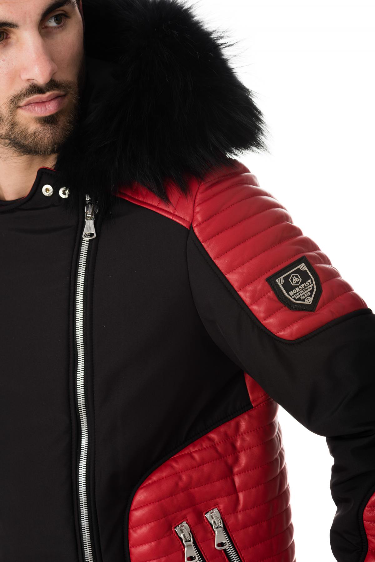 Chaqueta Hombre Horspist VEGAS NOIR ROUGE COL NOIR — vista 7