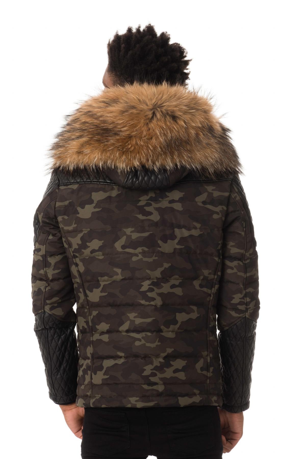 Blouson Homme Horspist CARLTON CAMOUFLAGE COL NATUREL  — vue 7