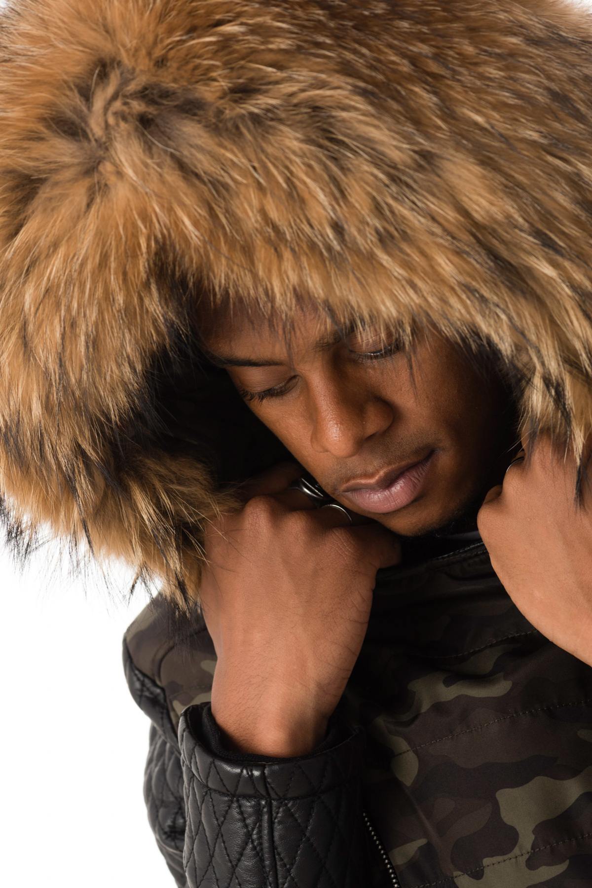 Blouson Homme Horspist CARLTON CAMOUFLAGE COL NATUREL  — vue 8