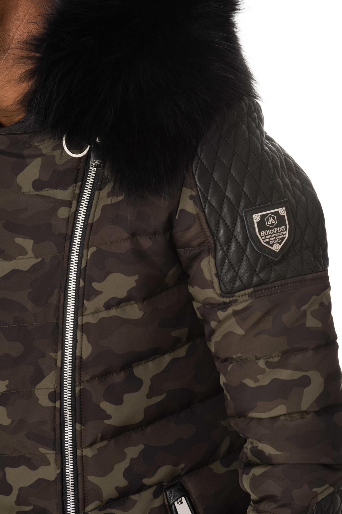 Blouson Homme Horspist CARLTON CAMOUFLAGE COL NOIR  — vue 8