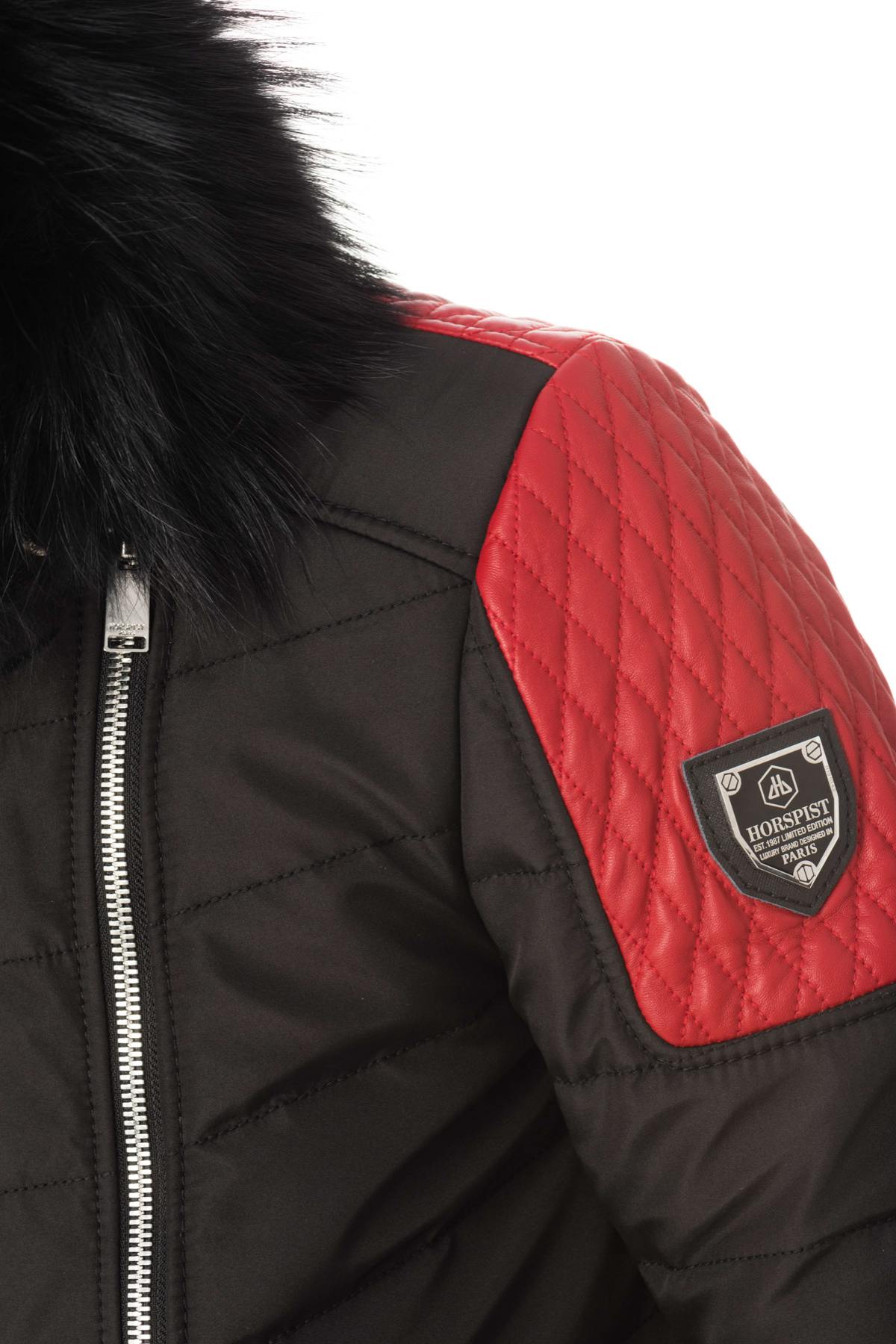 Chaqueta Hombre Horspist CARLTON NOIR/ROUGE COL NOIR  — vista 8