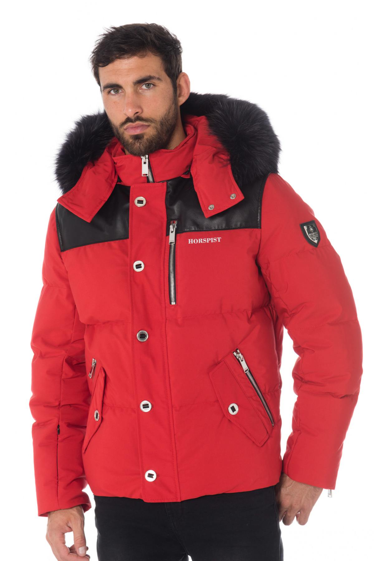 Blouson Homme Horspist NAPOLEON ROUGE NOIR — vue 1