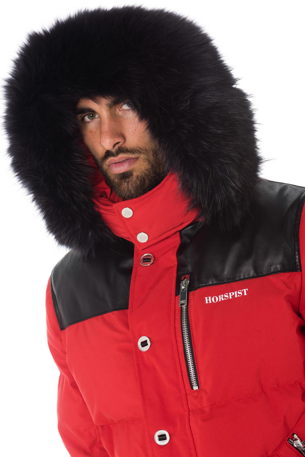 Blouson Homme Horspist NAPOLEON ROUGE NOIR — vue 2