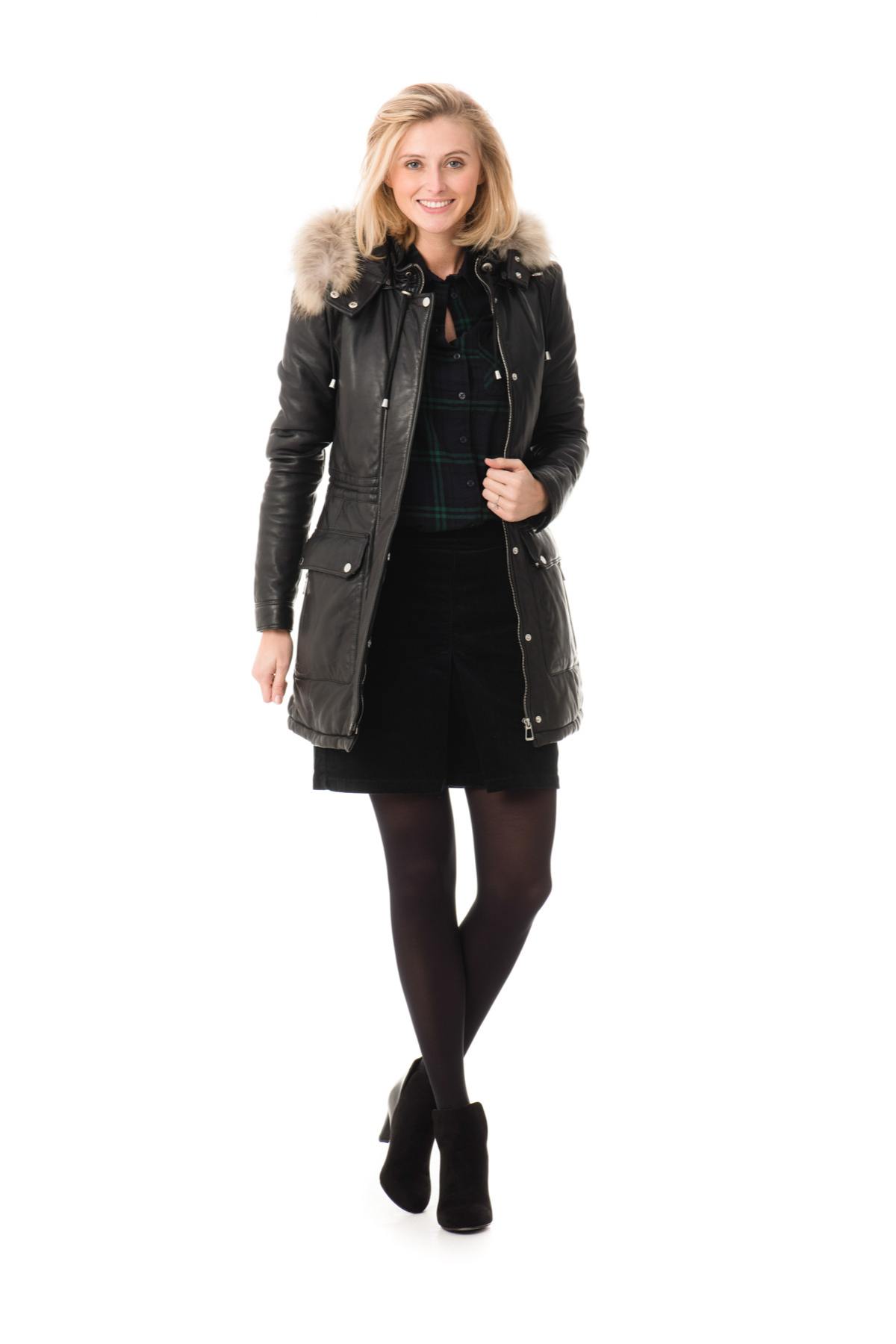 Cazadora Mujeres Rose Garden WHOOPI SHEEP VENNE BLACK — vista 2