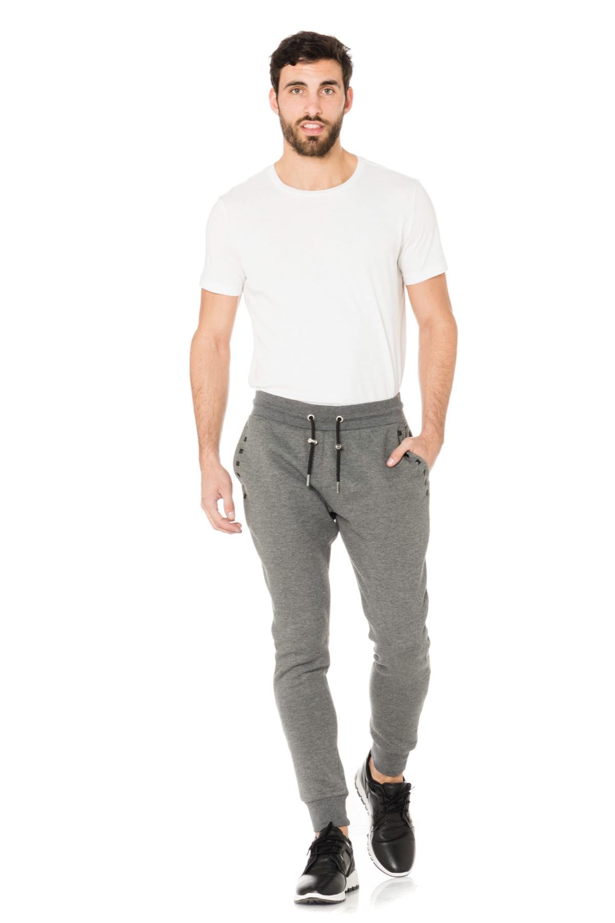 Pantalon Hombre Horspist LOGART ANJO ANTHRACITE CHINE — vista 3