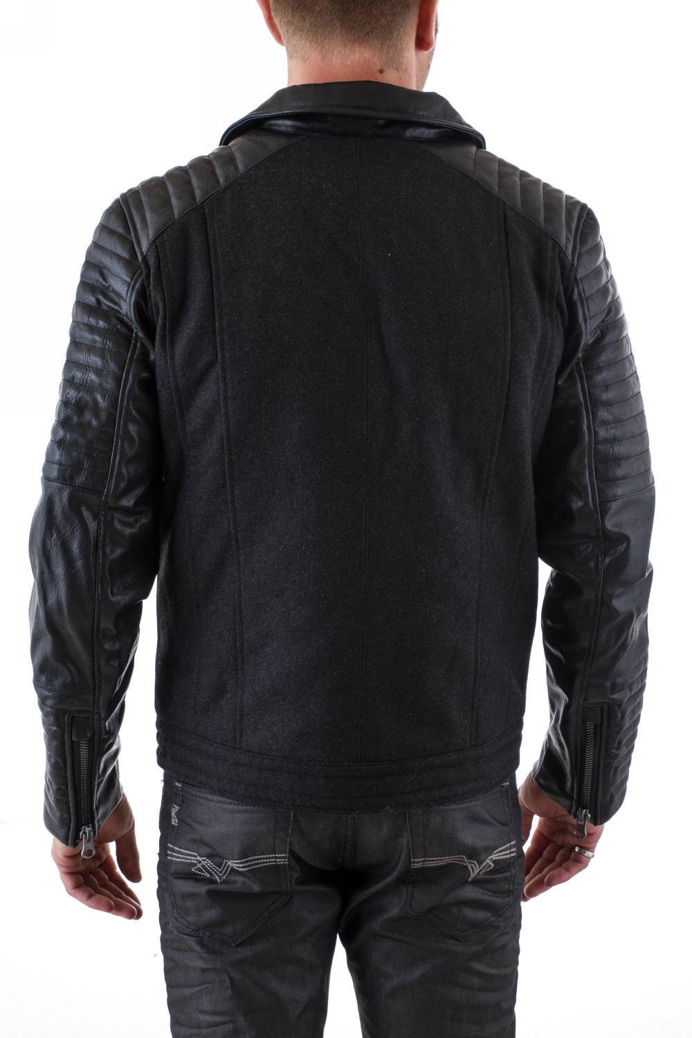 Blouson Homme Kaporal CUSAK BLACK - Cuir-city.com