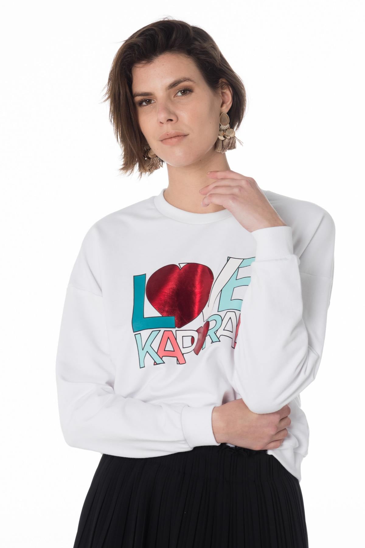 Jersey/sudadera Mujeres Kaporal BRANT WHITE — vista 1