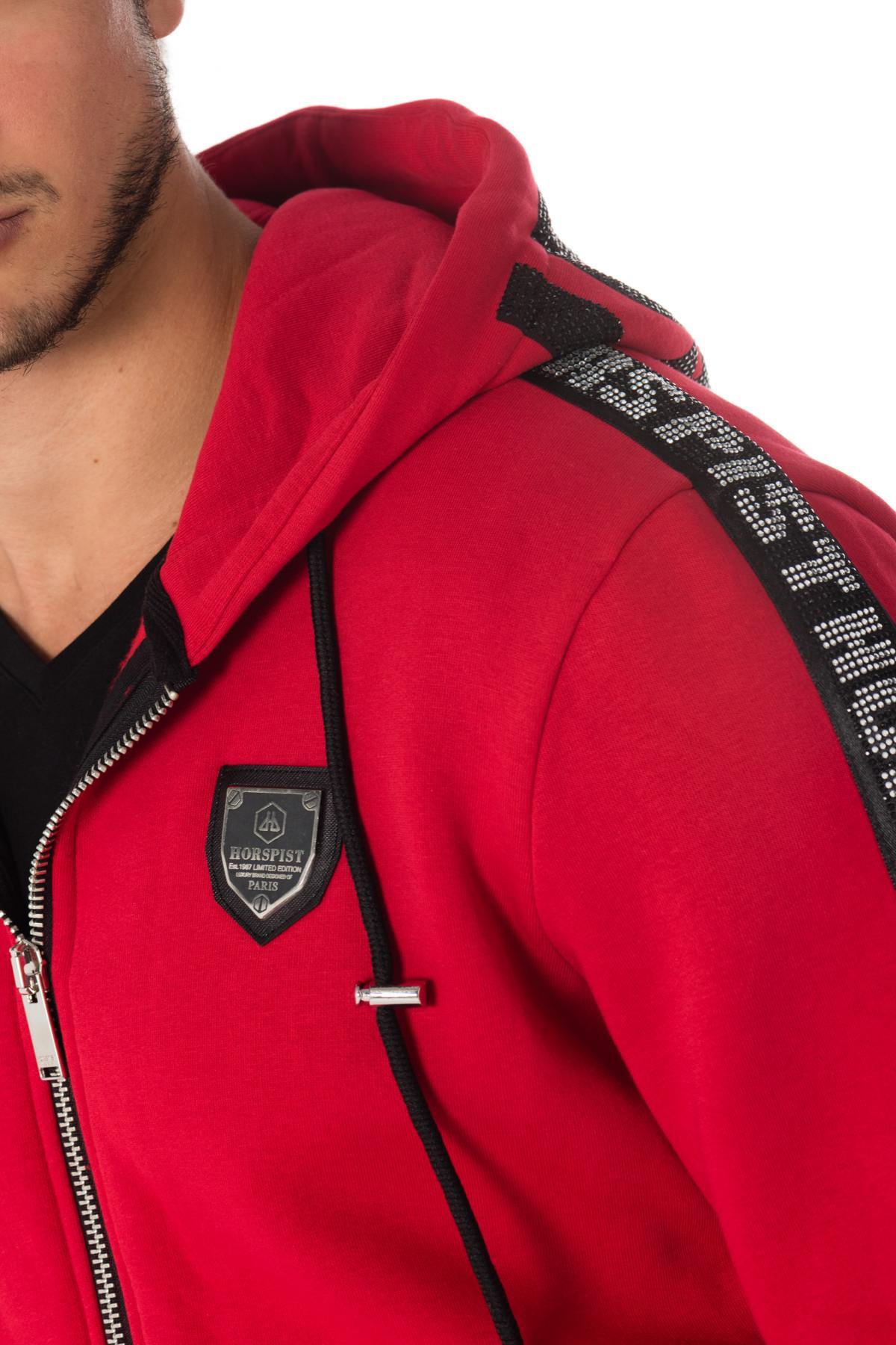 Pull/sweatshirt Homme Horspist SNAP RED — vue 3