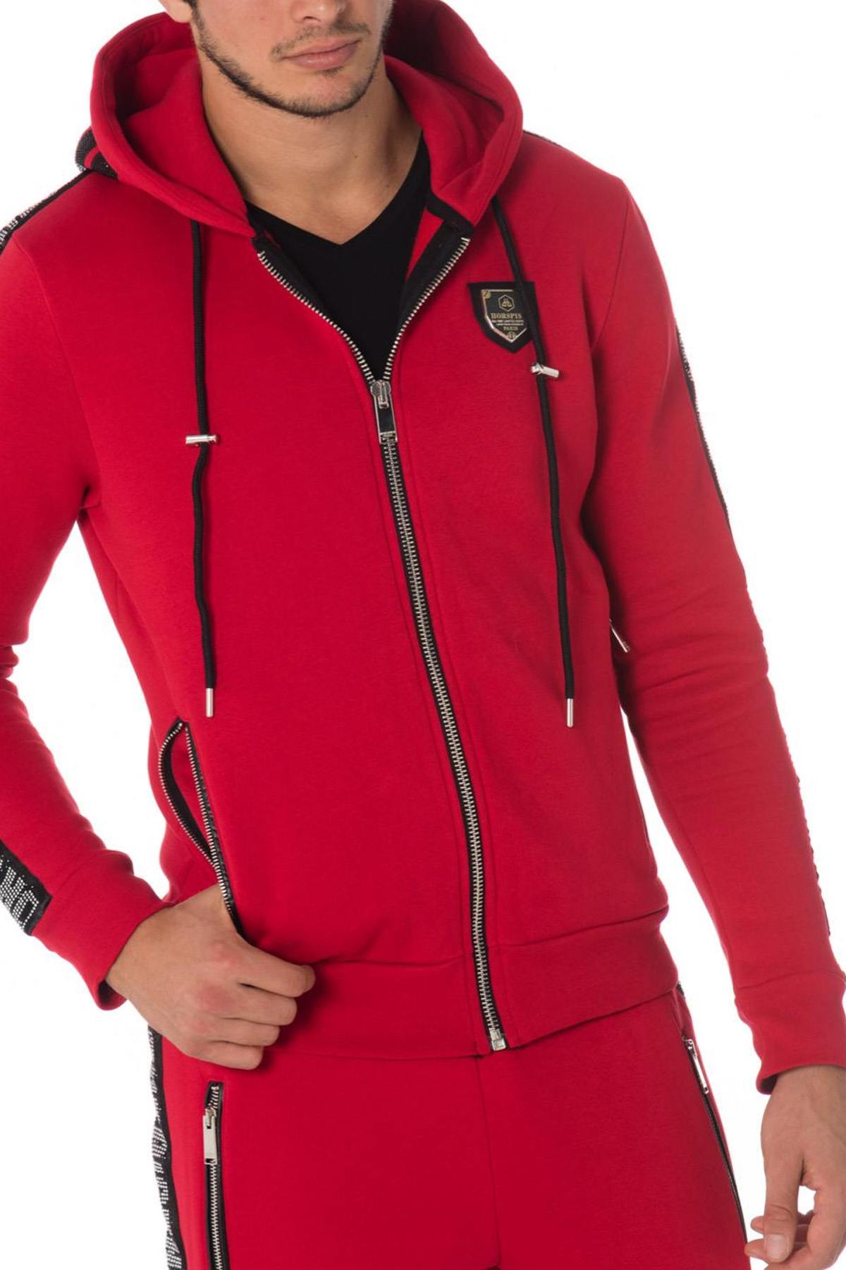 Pull/sweatshirt Homme Horspist SNAP RED — vue 1
