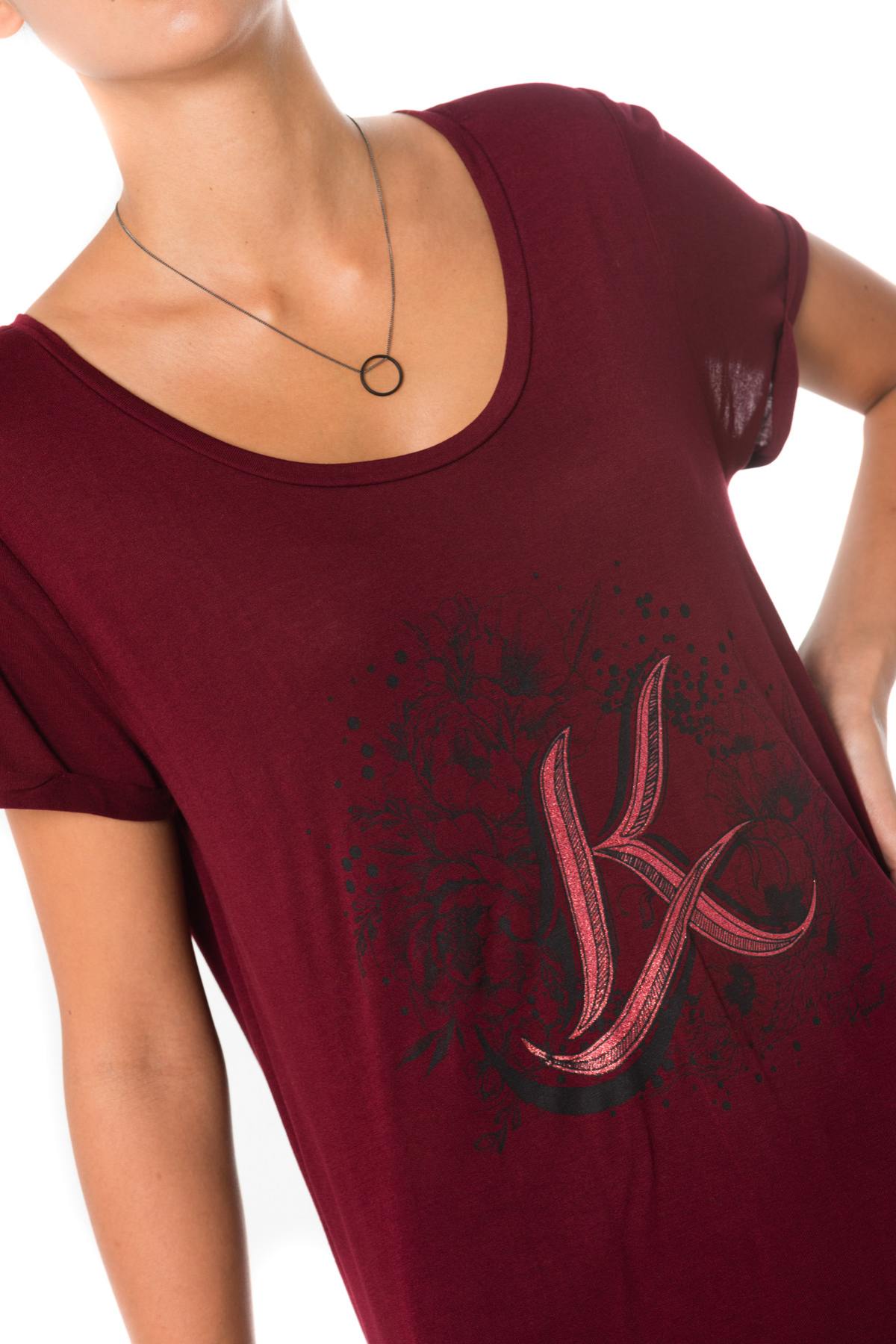 Tee Shirt Femme Kaporal GRAVY RAISIN — vue 4