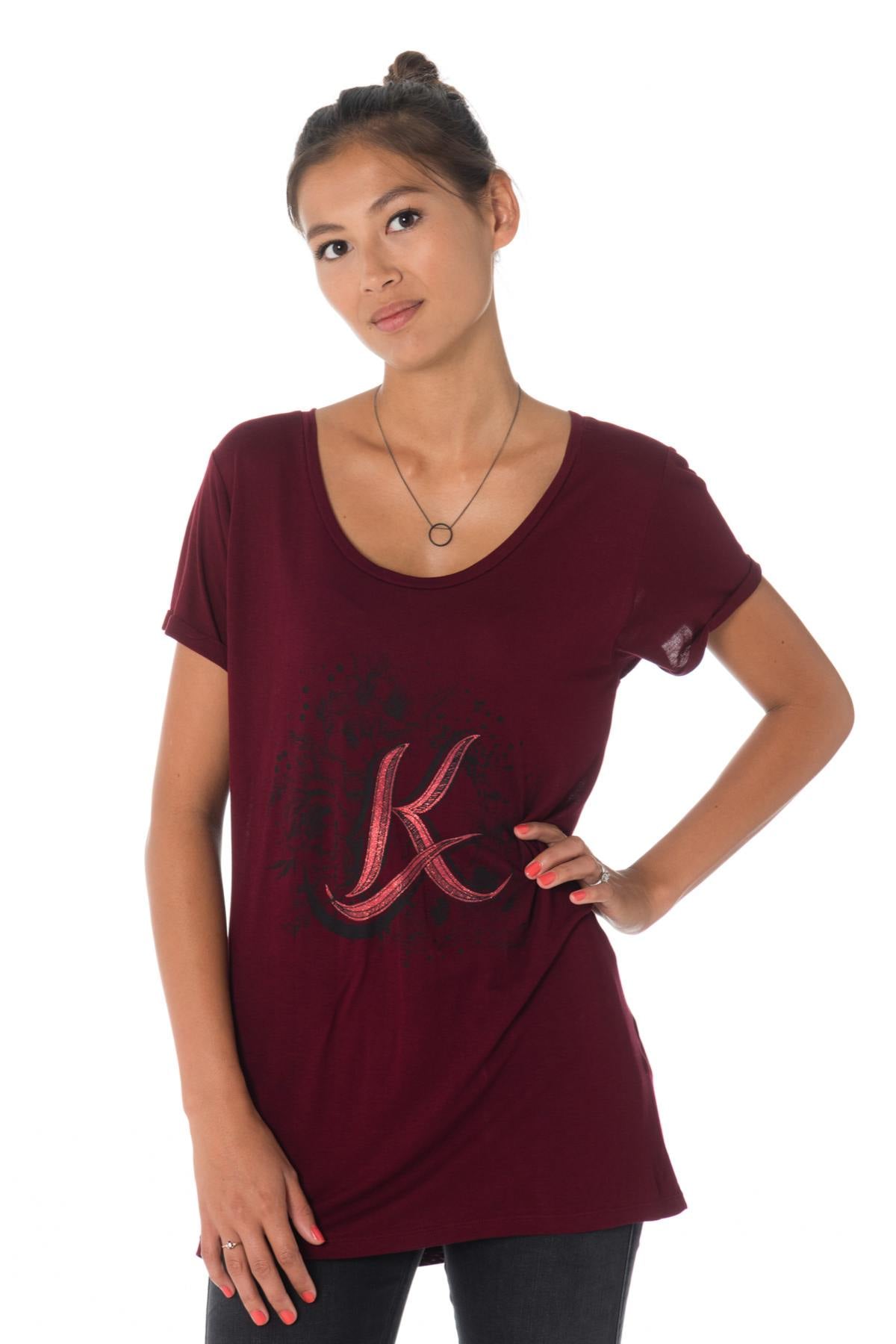 Tee Shirt Femme Kaporal GRAVY RAISIN — vue 1