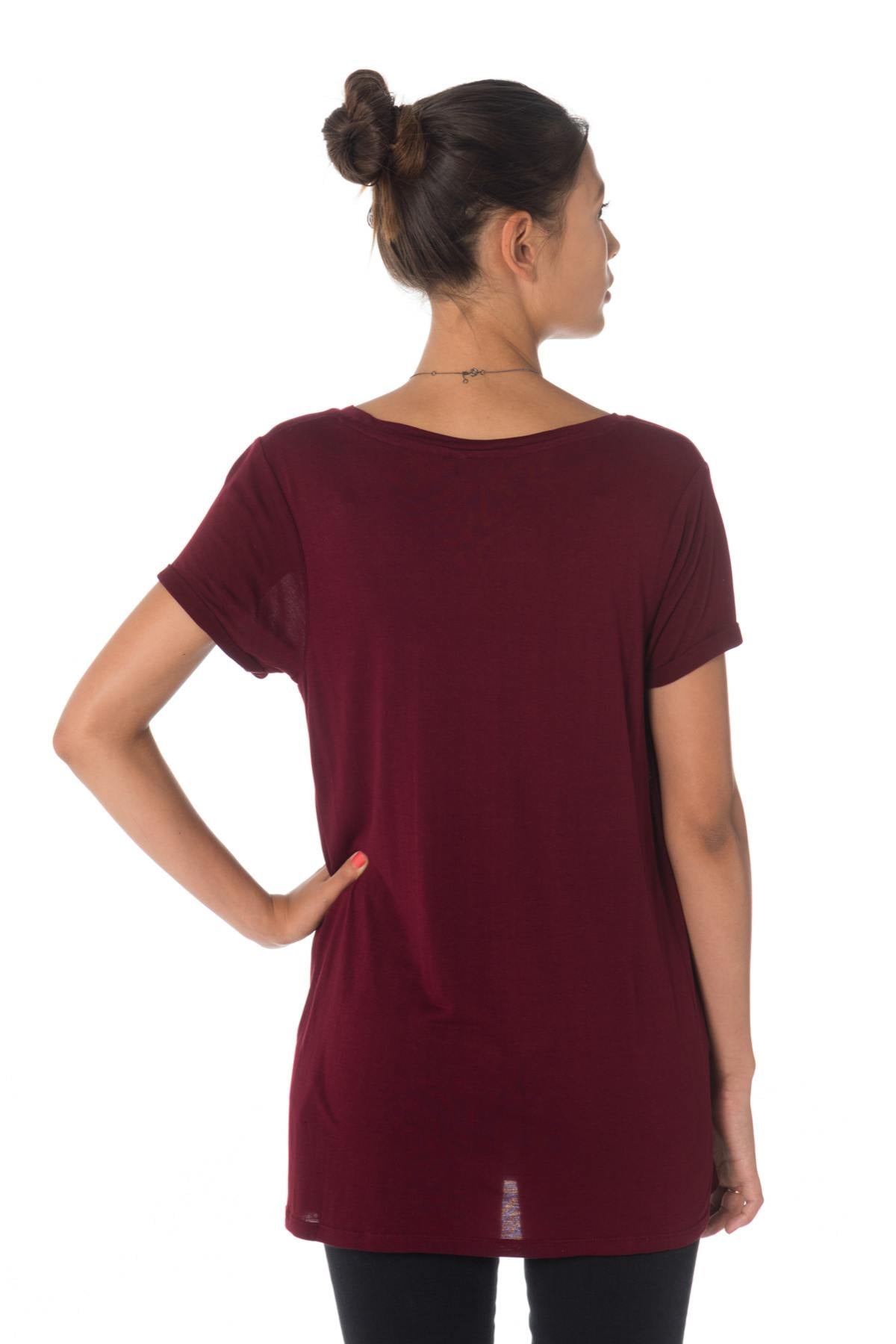 Tee Shirt Femme Kaporal GRAVY RAISIN — vue 3