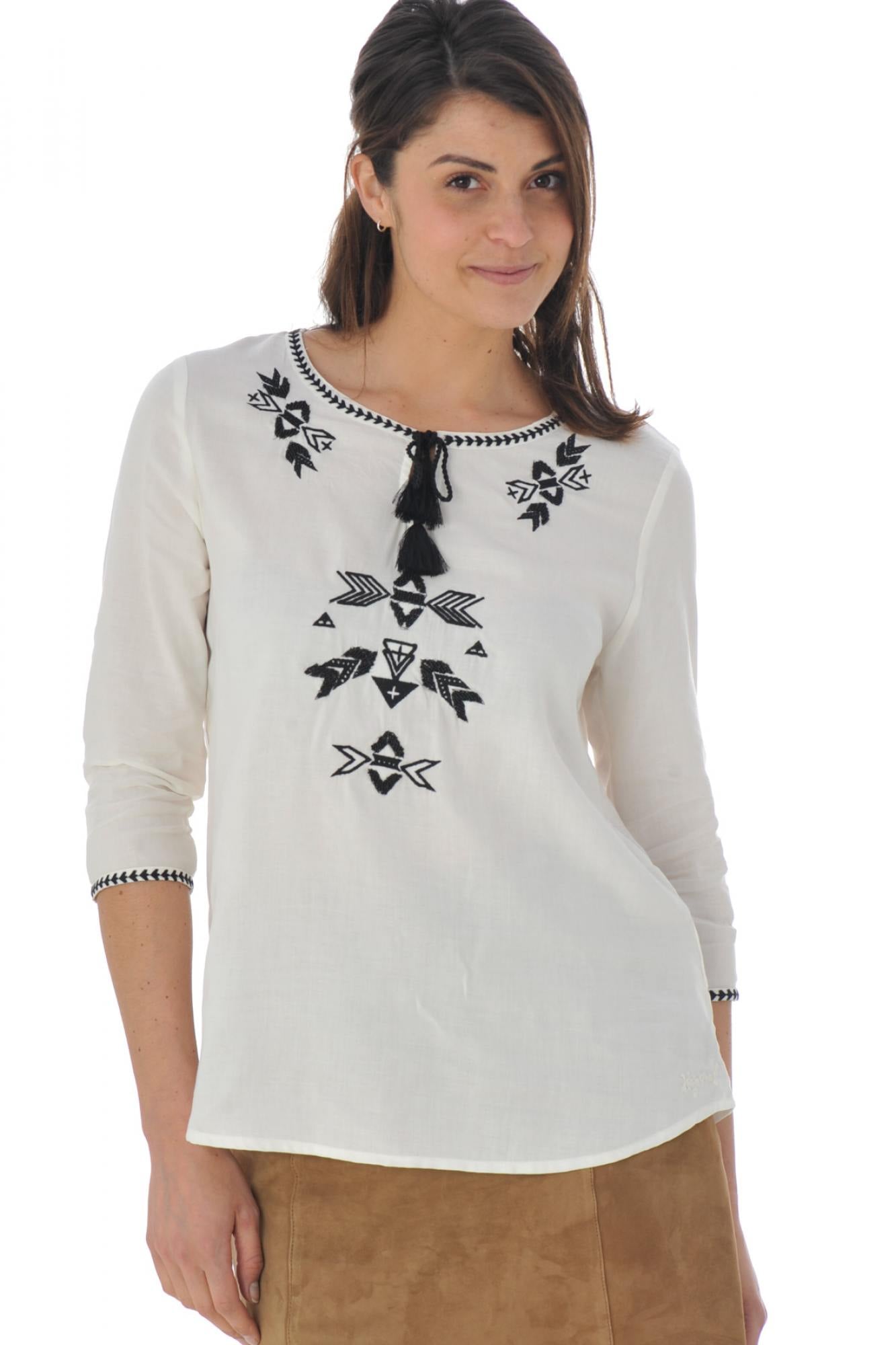 Camiseta Mujeres Kaporal LIFE OFF WHITE — vista 1
