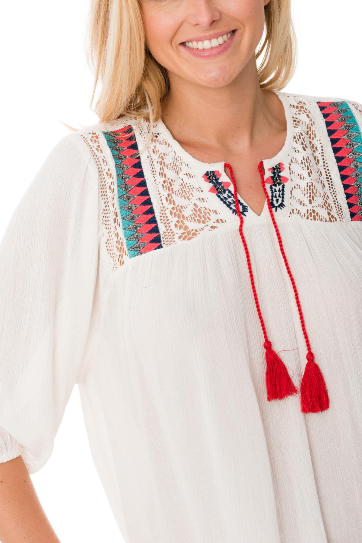 Camiseta Mujeres Kaporal FLYNN OFF WHITE — vista 4