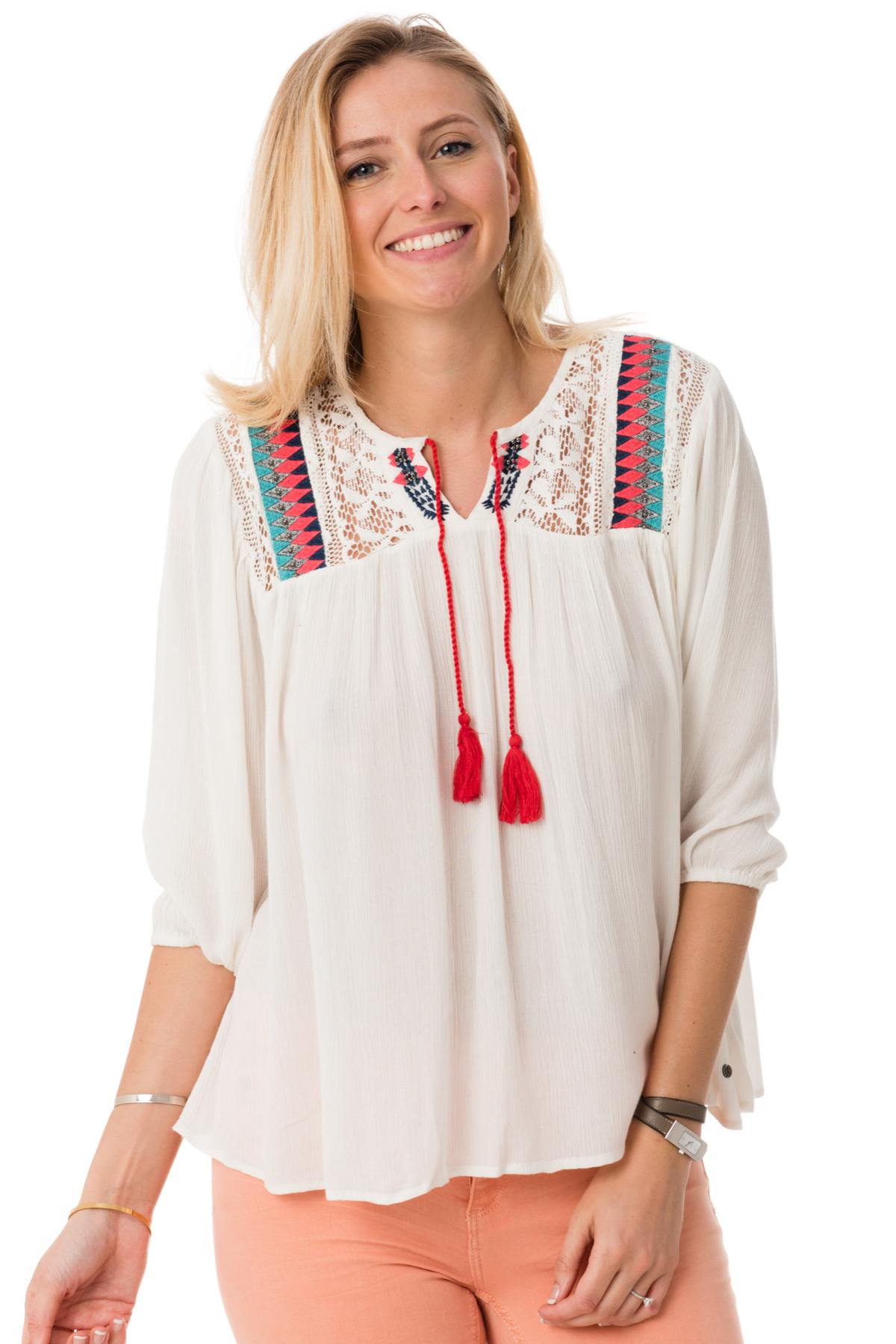 Camiseta Mujeres Kaporal FLYNN OFF WHITE — vista 1